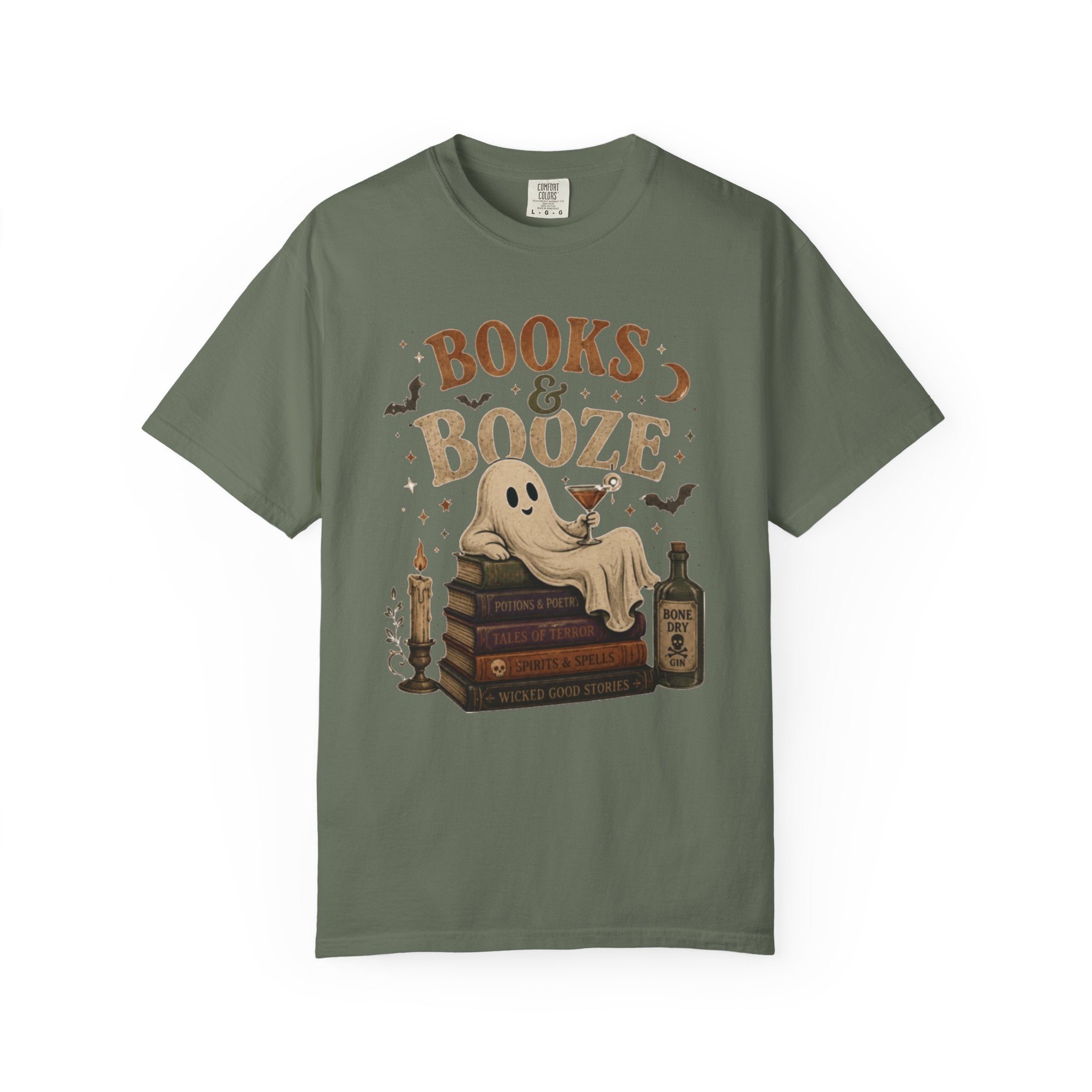 Books & Booze Halloween Shirt