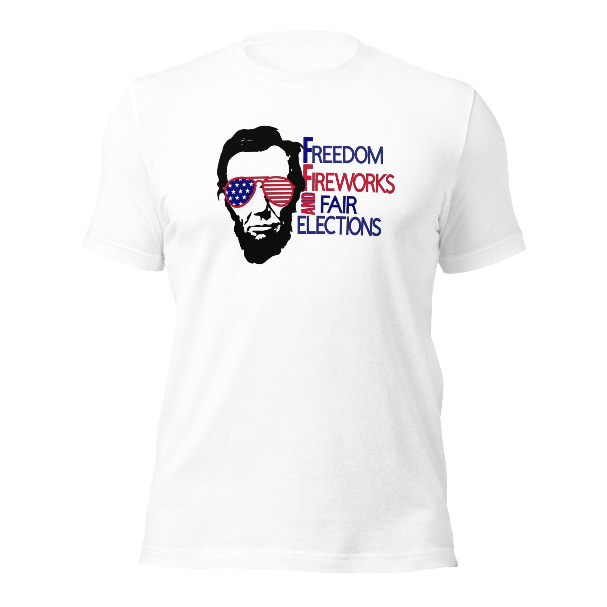 Abe Lincoln 4th of July Tee, Patriotic Shirt, Funny USA T-Shirt - Saunni Bee - 4th of July