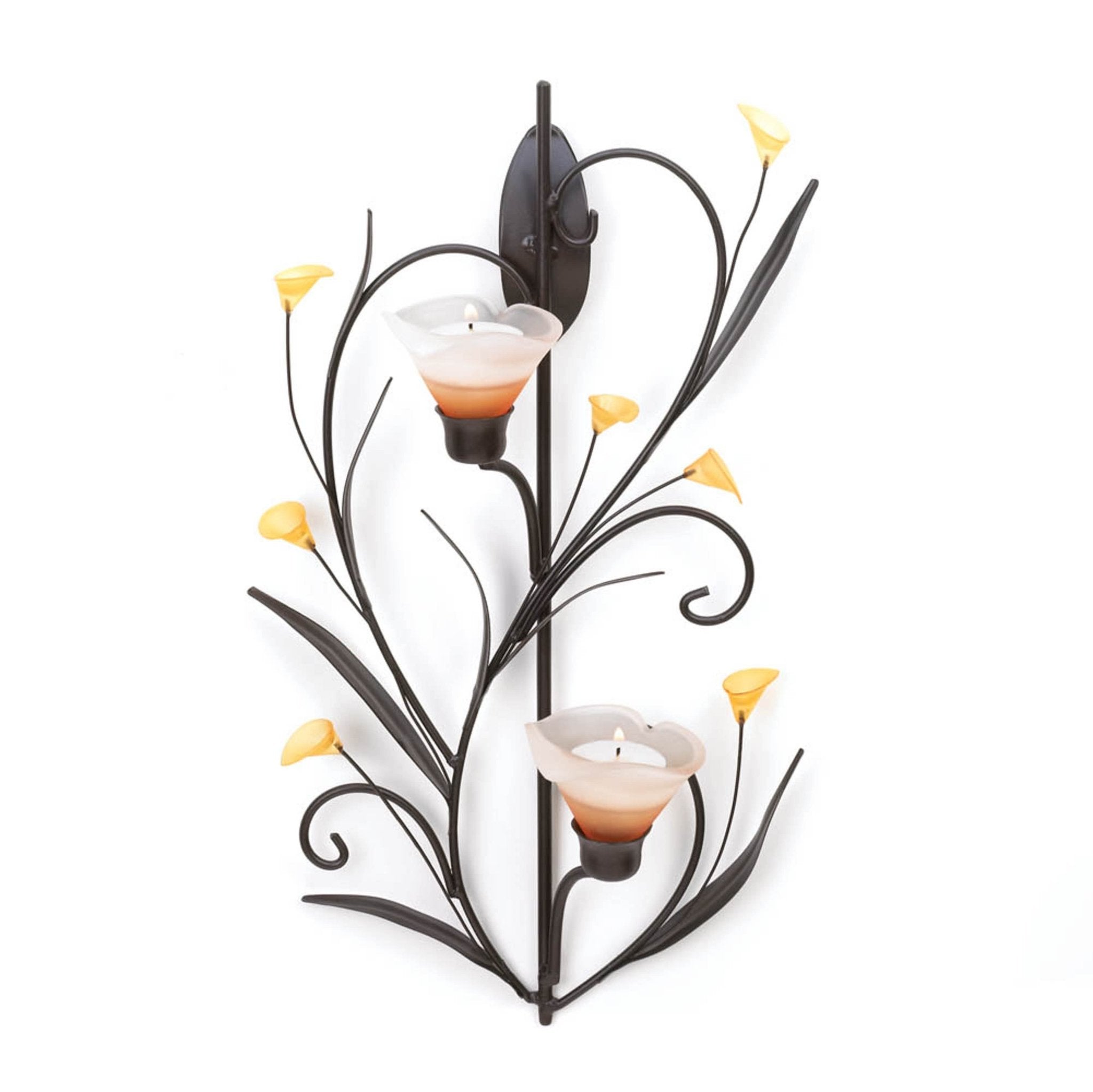 Amber Lilies Wall Sconce - Saunni Bee - Lighing