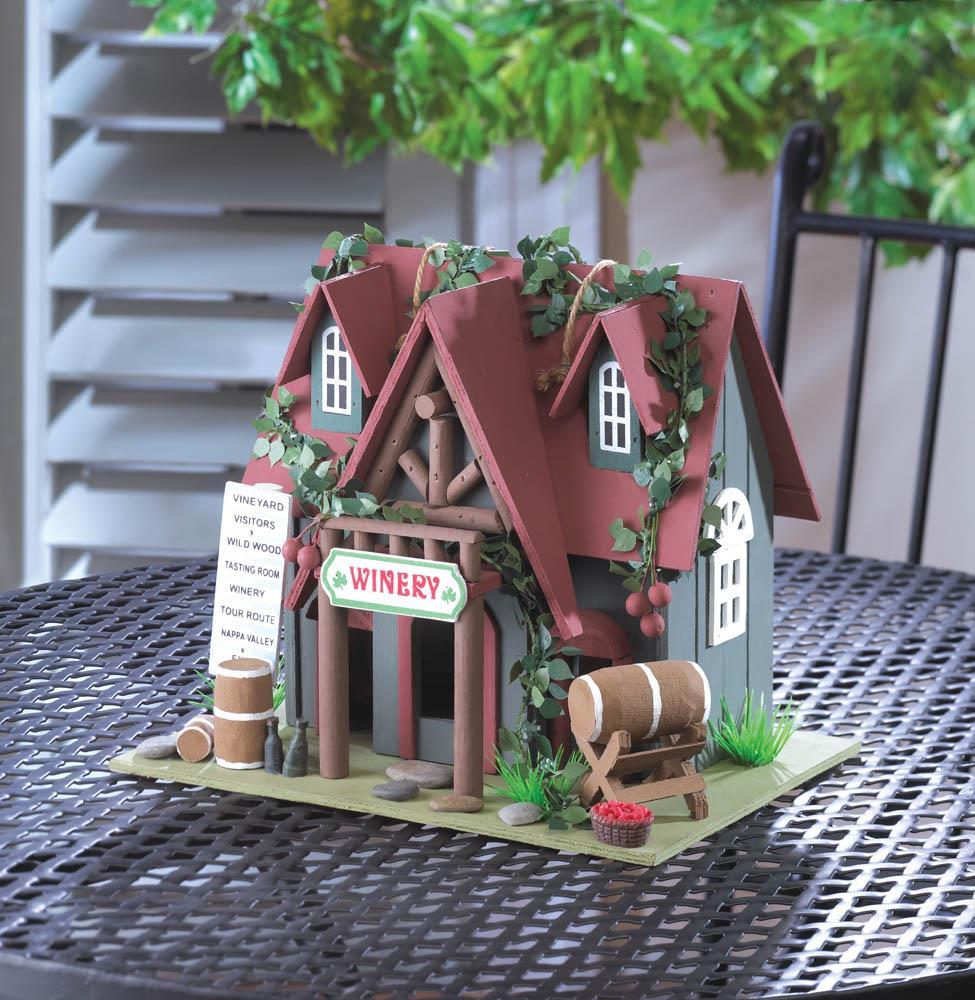 Cottage Winery Birdhouse - Saunni Bee - Patio; Lawn & Garden