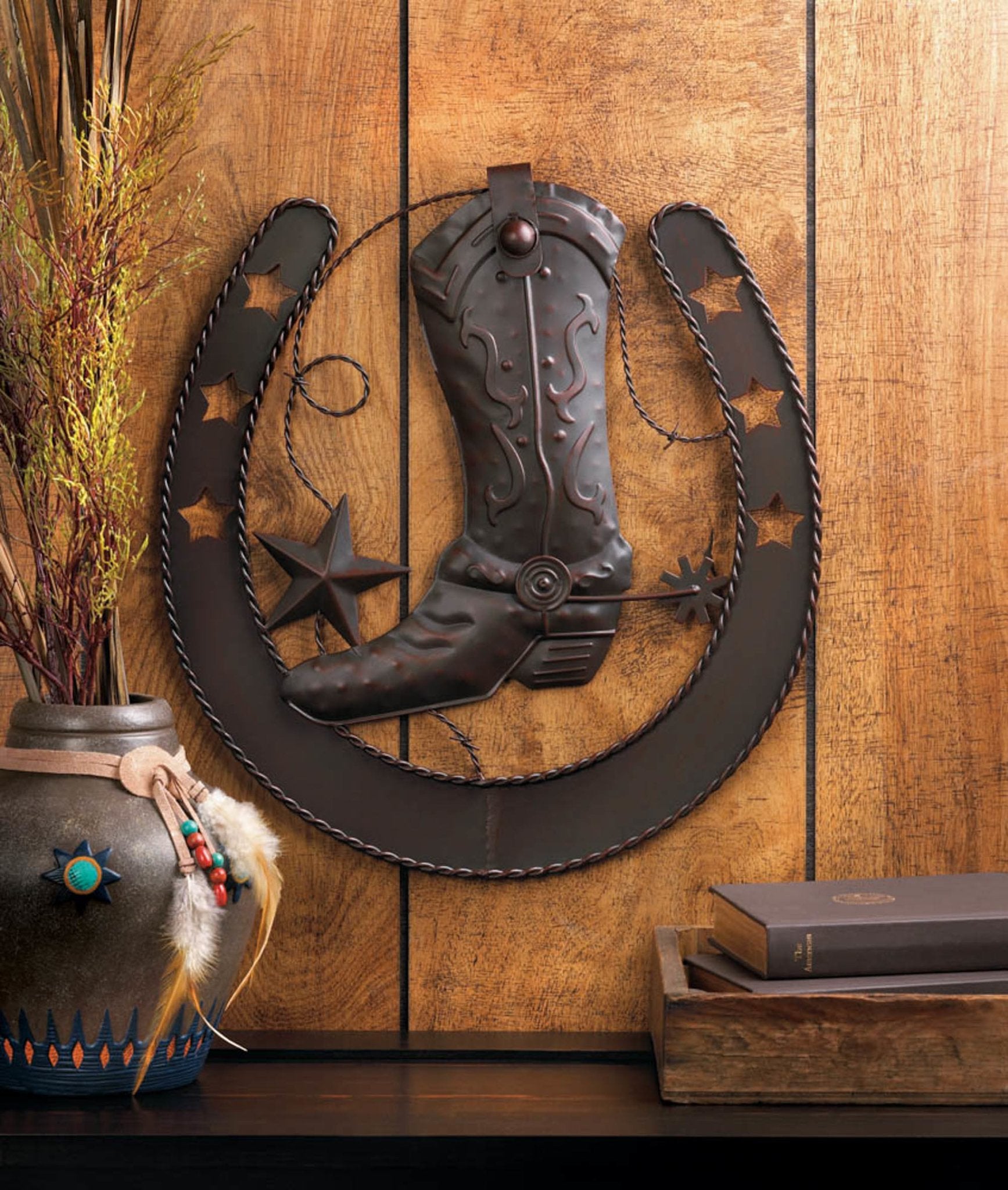 Cowboy Boot Wall Decor - Saunni Bee - Home Decor