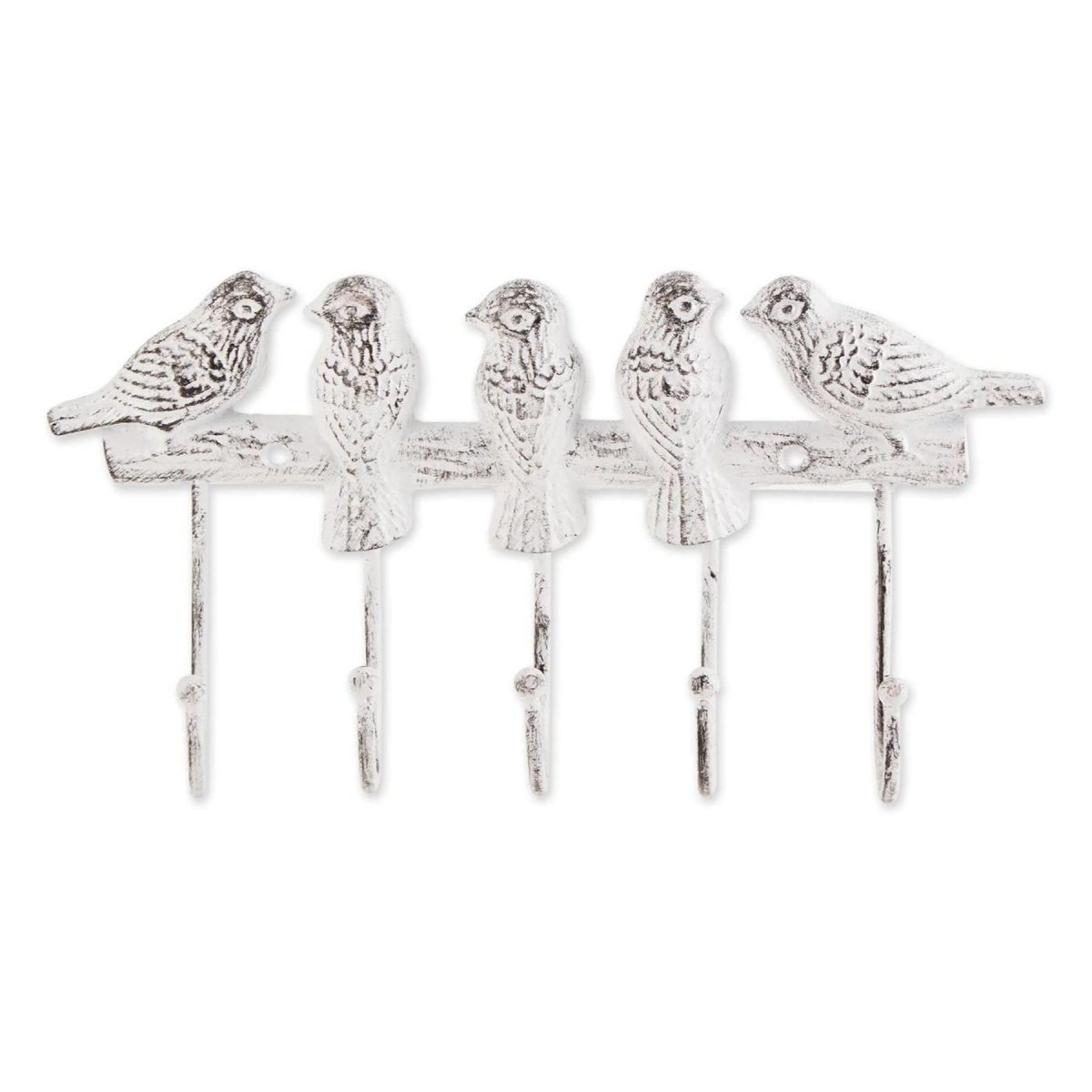 Distressed Birds Cast Iron Wall Hook - Saunni Bee - Decor