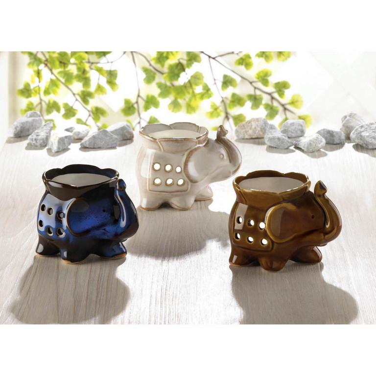 Elephant Oil Warmer Trio - Saunni Bee - Home Decor