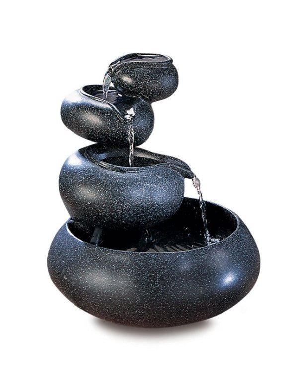 Four-Tier Tabletop Fountain with Pump - Saunni Bee - Tabletop Fountain