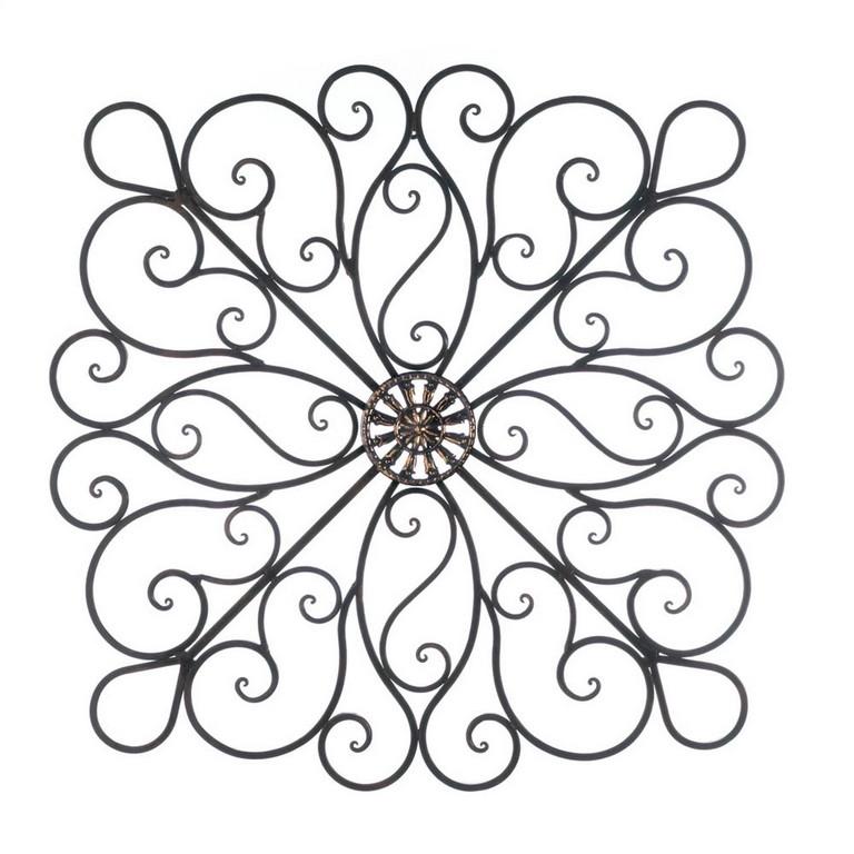 Iron Scrollwork Wall Decor - Saunni Bee - Home Decor