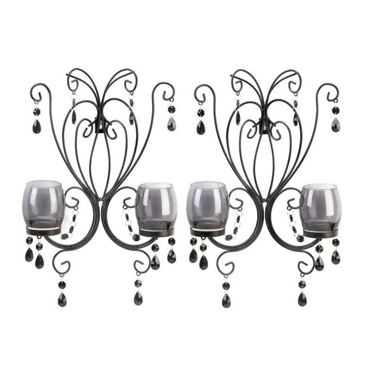 Midnight Elegance Wall Sconces - Saunni Bee - Lighting