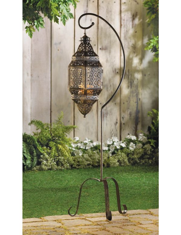 Moroccan Candle Lantern Stand - Saunni Bee - Lanterns