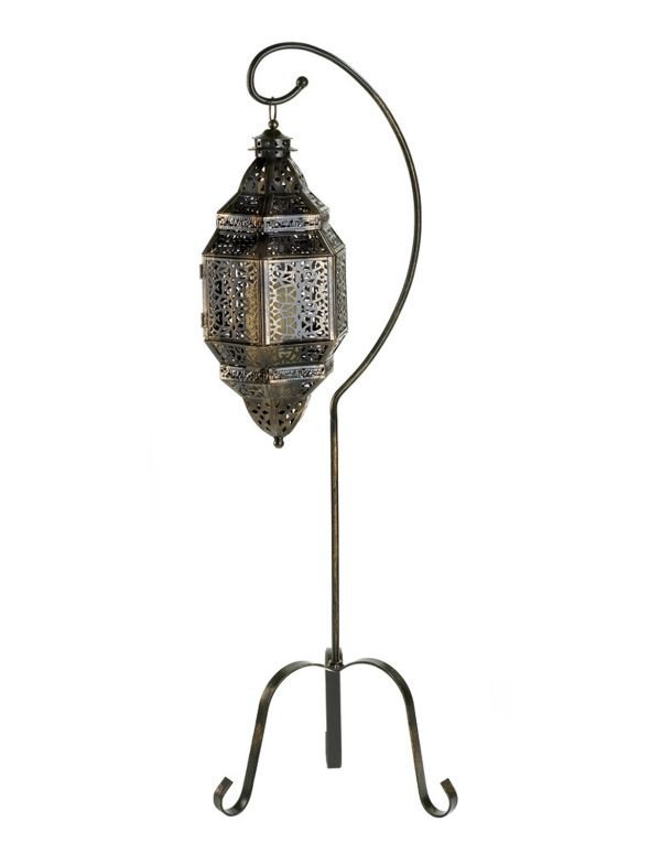 Moroccan Candle Lantern Stand - Saunni Bee - Lanterns