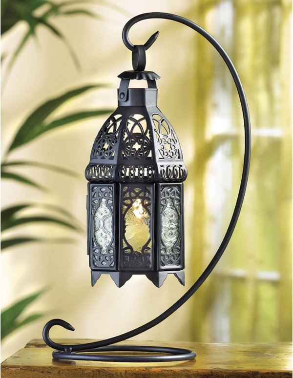 Moroccan Tabletop Lantern - Saunni Bee - Lanterns