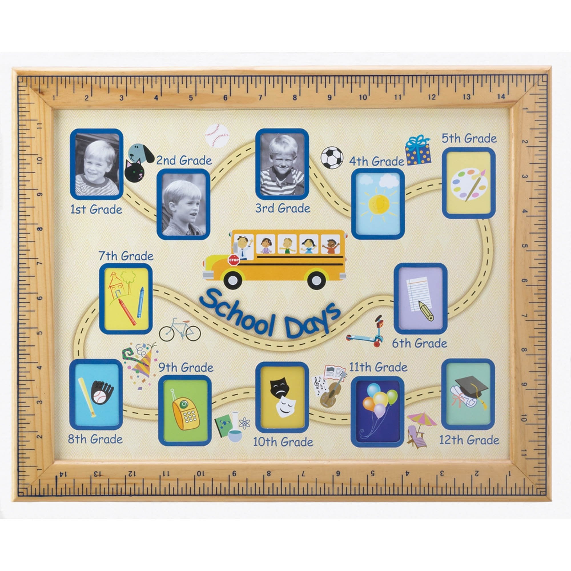 School Days Photo Frame Wall Decor - Saunni Bee - Home Decor