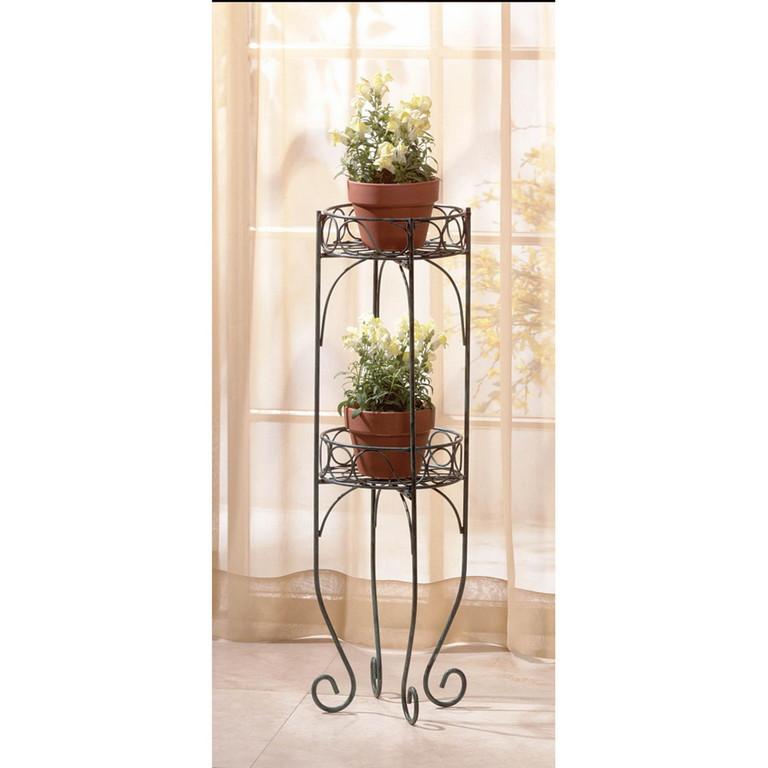 Two-Tiered Plant Stand - Saunni Bee - Patio; Lawn & Garden