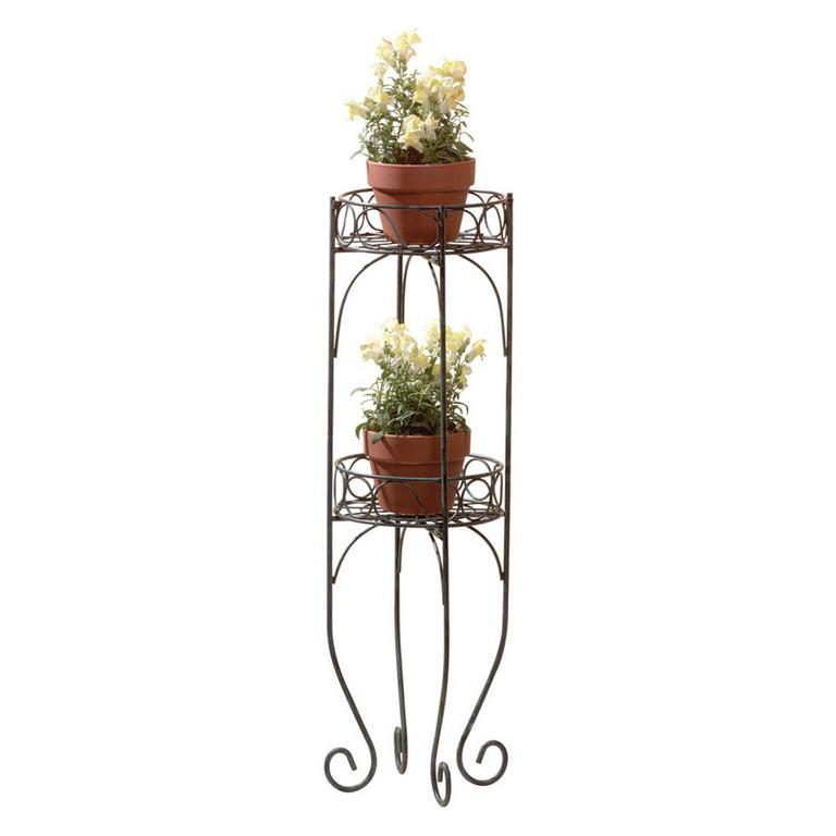 Two-Tiered Plant Stand - Saunni Bee - Patio; Lawn & Garden