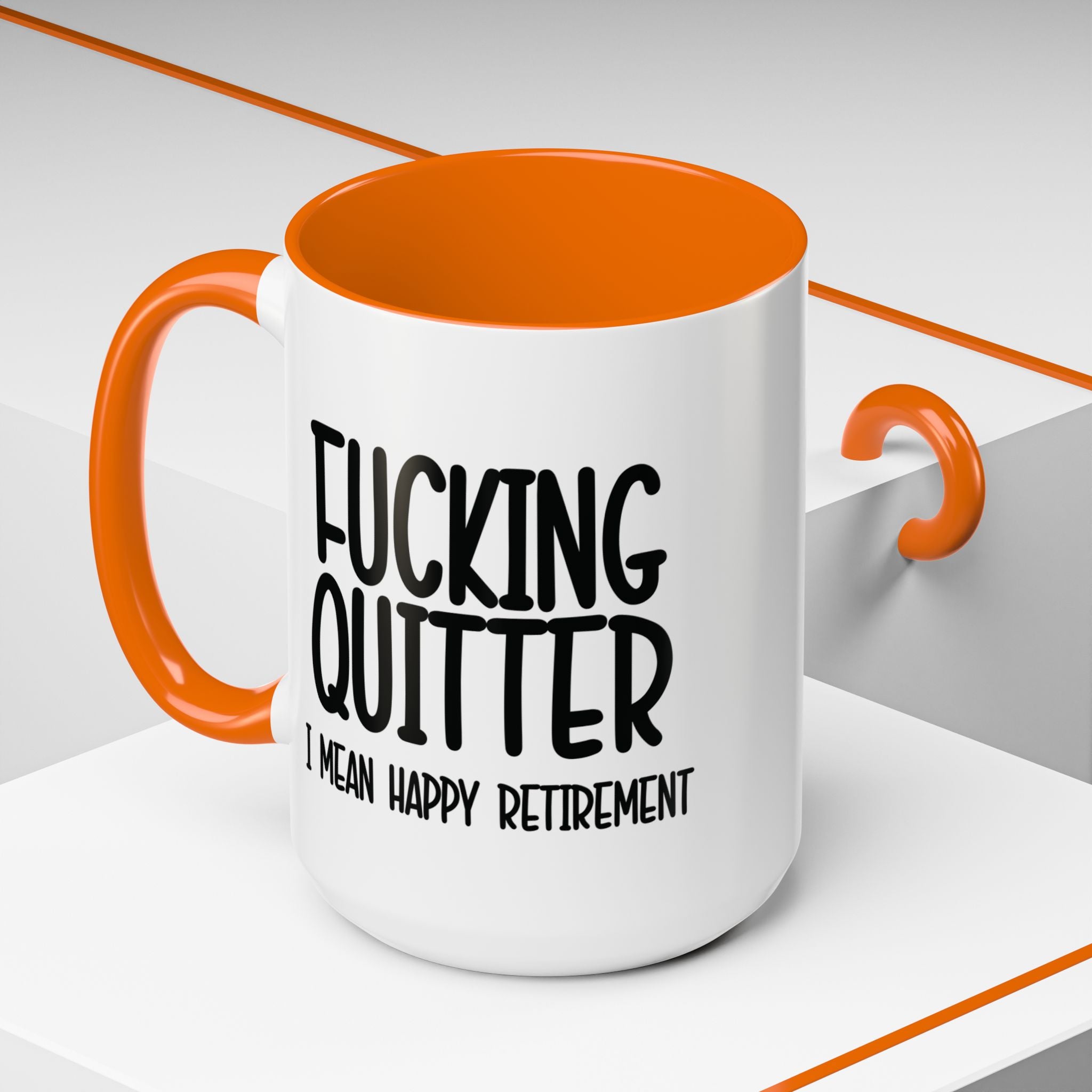 Fucking Quitter Retirement Mug - Saunni Bee - Mug