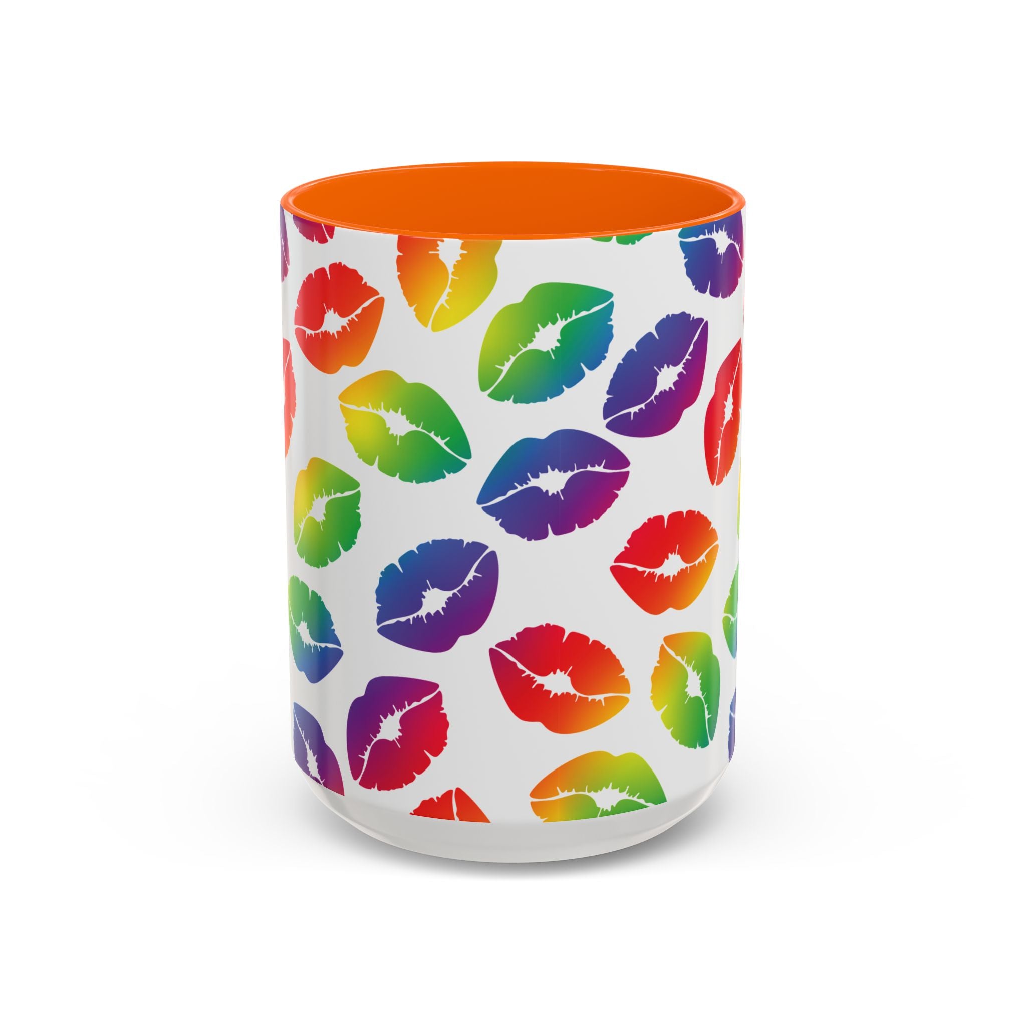 Rainbow Kisses Pride Mug – LGBTQ+ Coffee Mug - Saunni Bee - Pride
