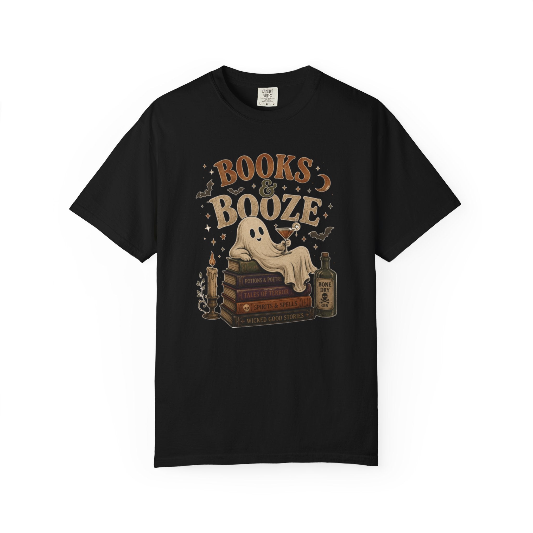 Books & Booze Halloween Shirt