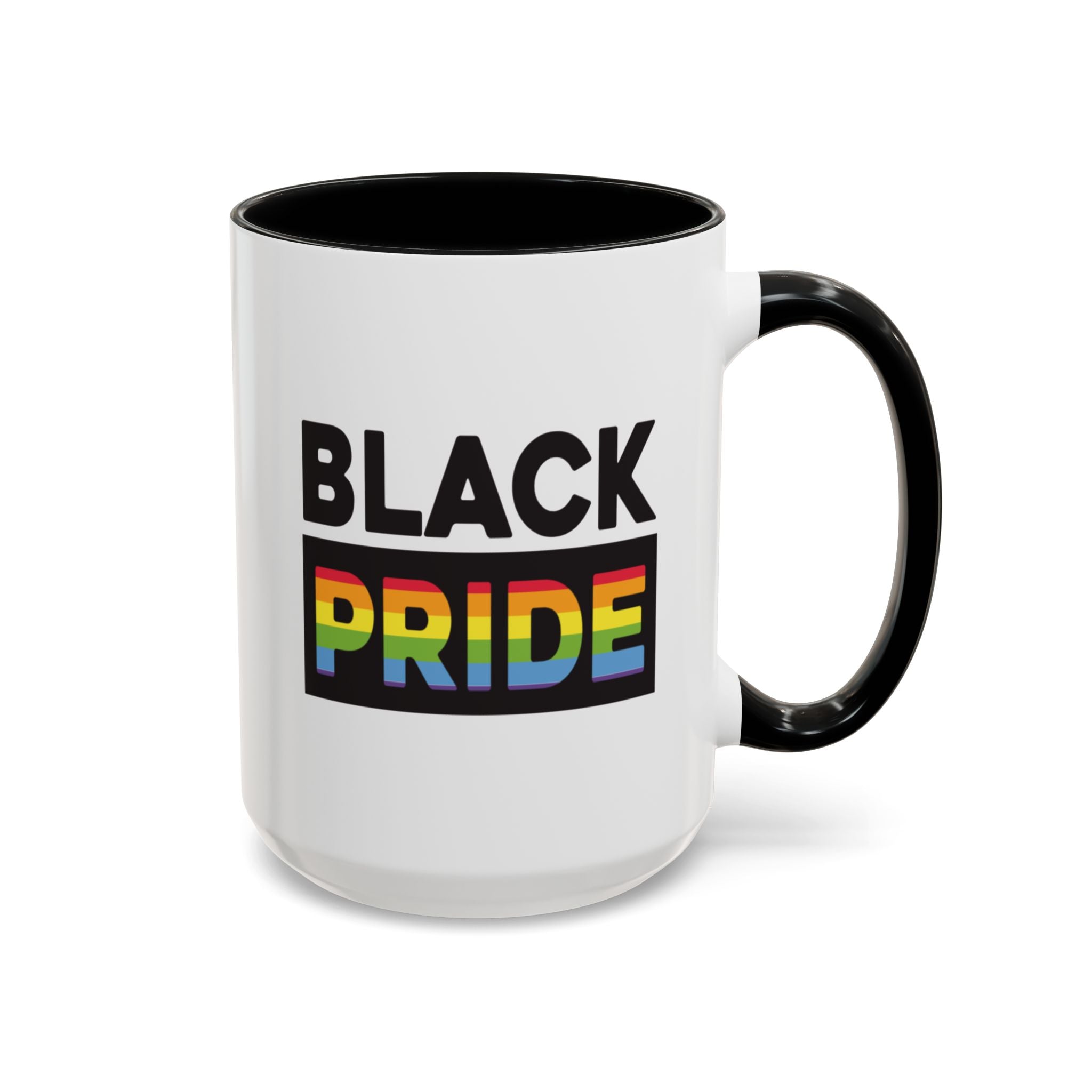 Black Pride Mug – LGBTQ+ Rainbow Coffee Mug - Saunni Bee - Pride