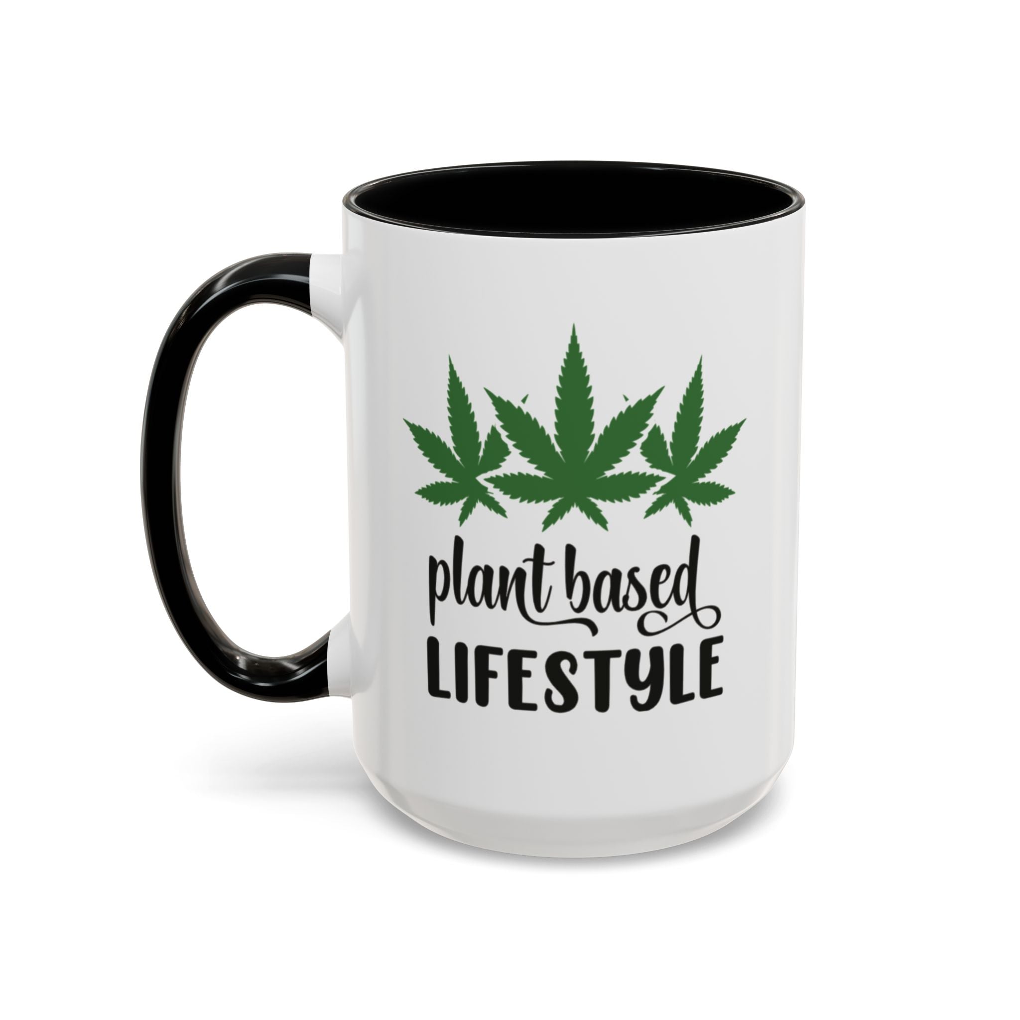 Plantbased Lifestyle Marijuana Pun Mug - Saunni Bee - 420 Friendly
