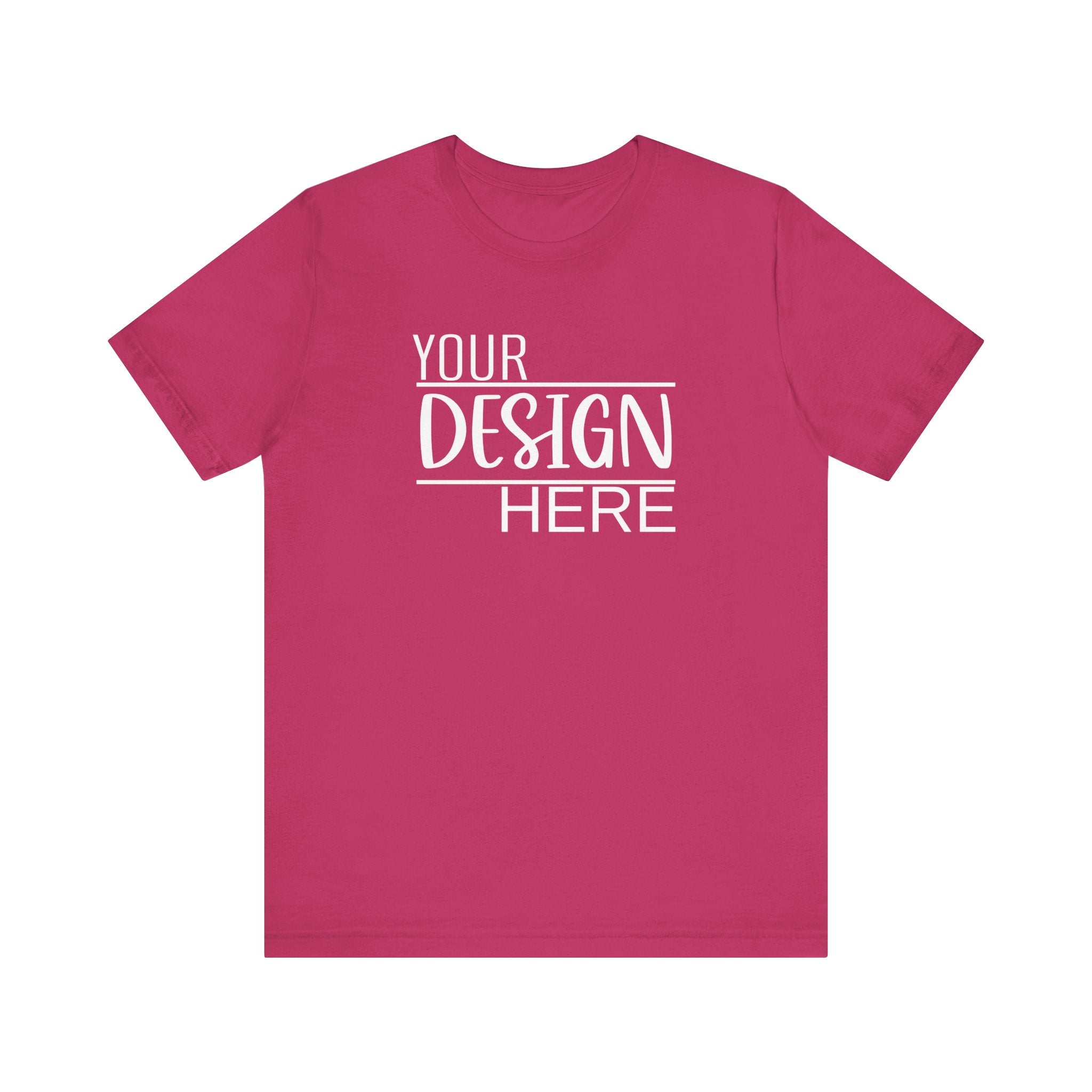 Classic 'Your Design Here' Short Sleeve Tee