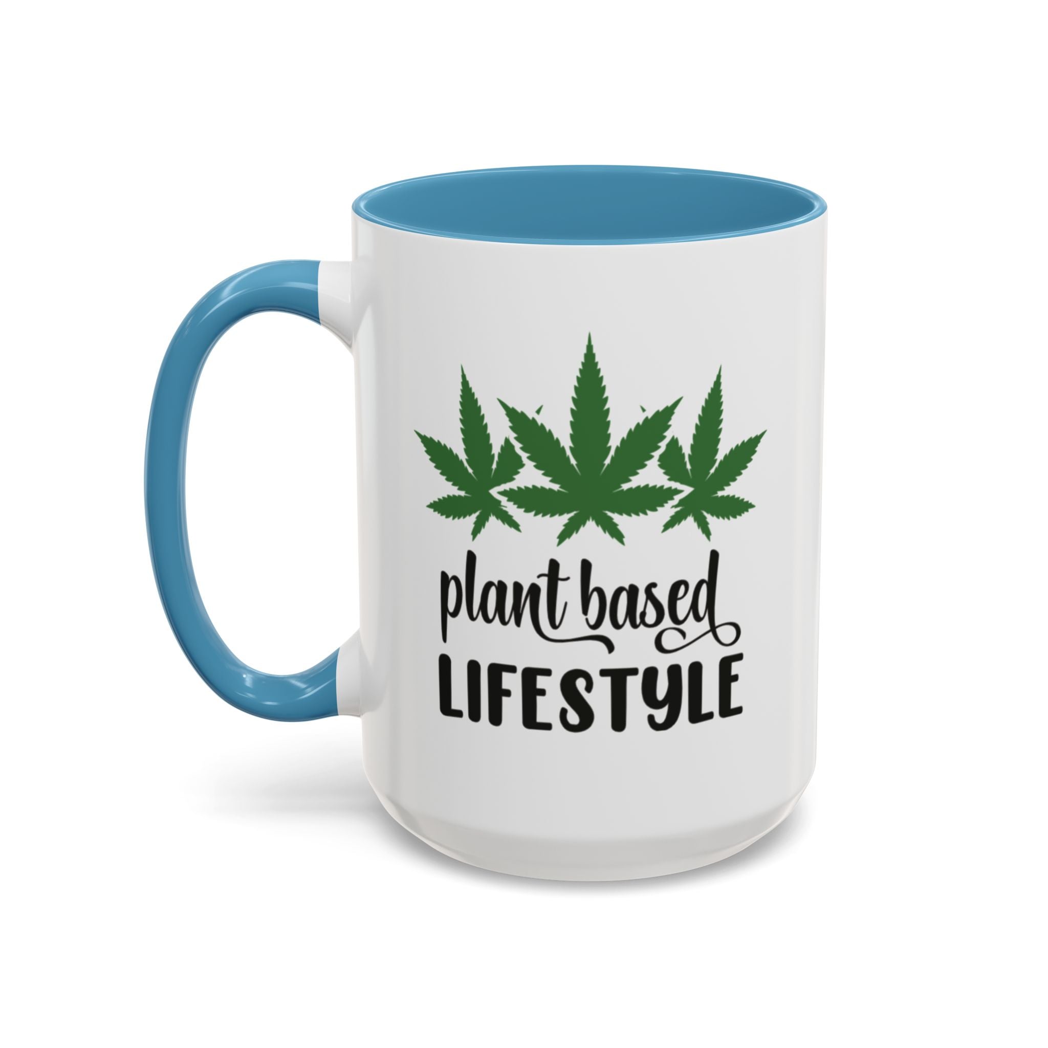Plantbased Lifestyle Marijuana Pun Mug - Saunni Bee - 420 Friendly