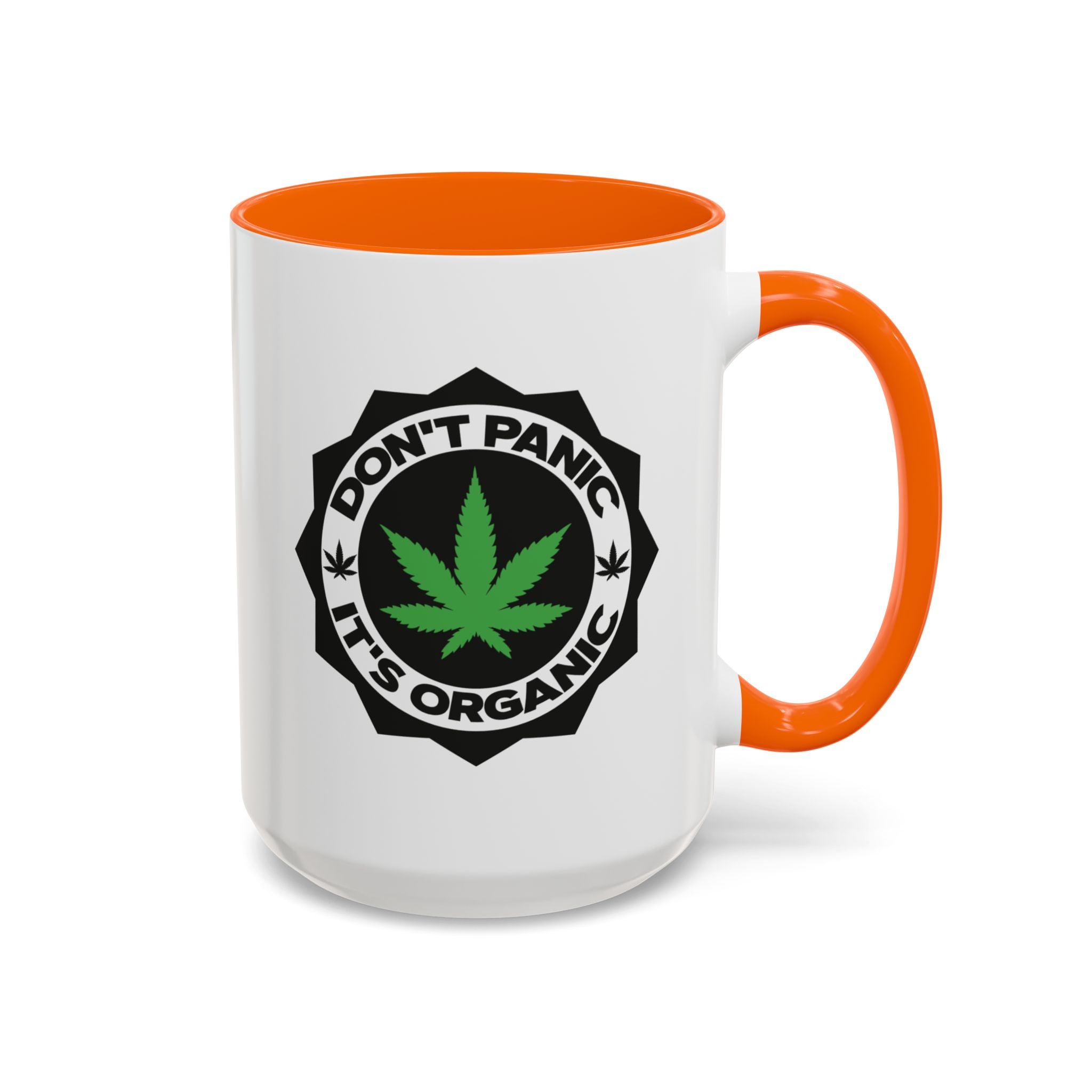 Don't Panic, It's Organic Marijuana Pun Mug - Saunni Bee - 420 Friendly