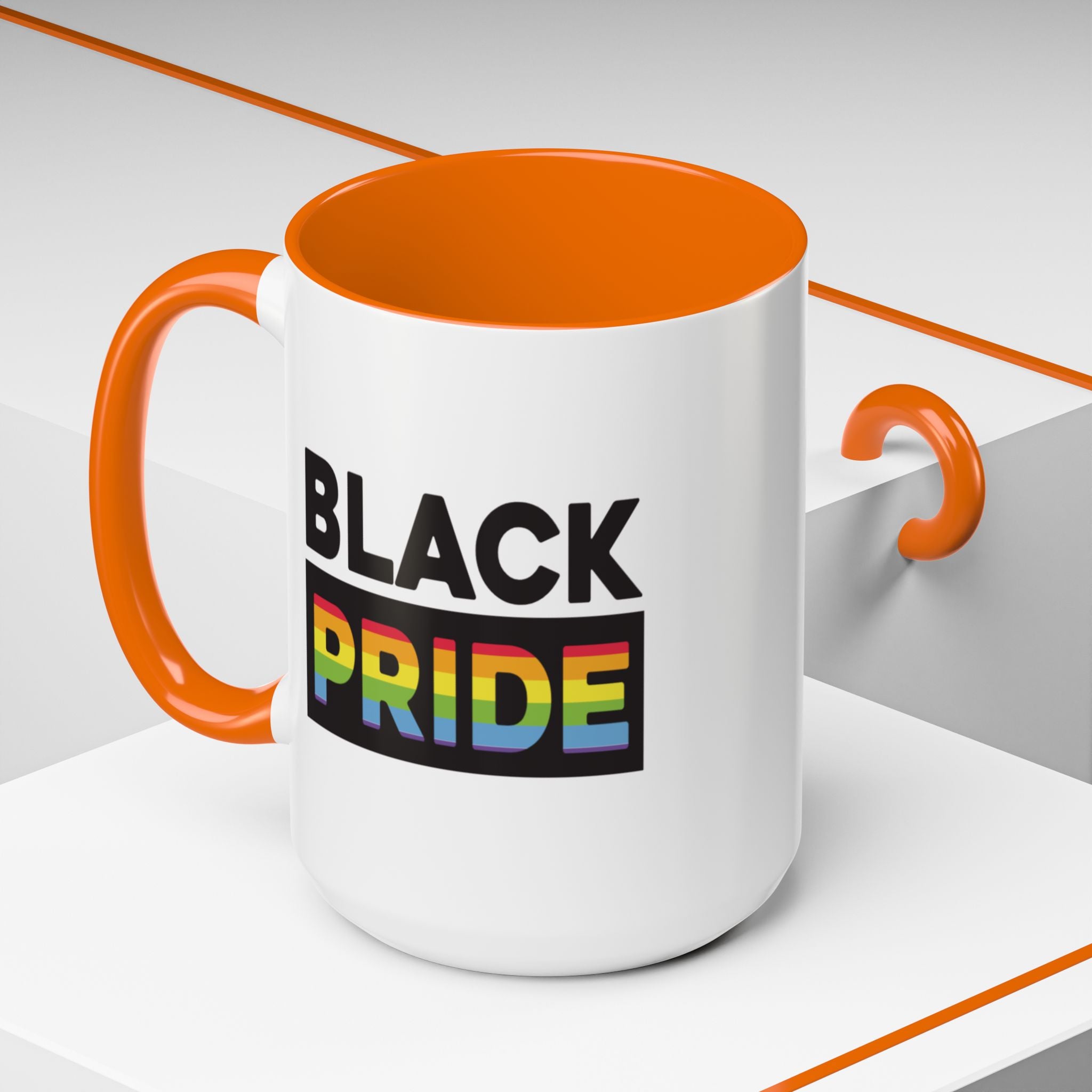 Black Pride Mug – LGBTQ+ Rainbow Coffee Mug - Saunni Bee - Pride