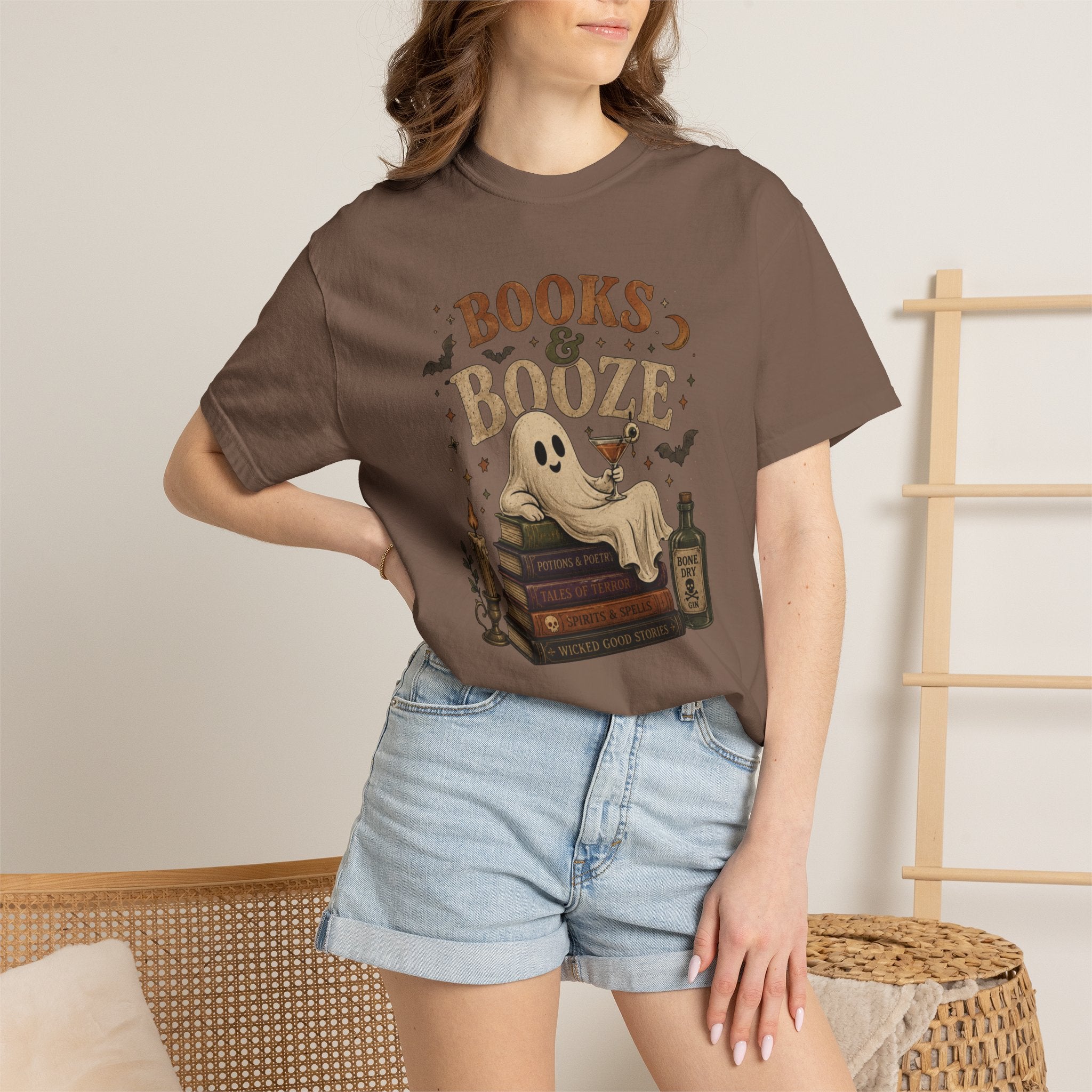 Books & Booze Halloween Shirt