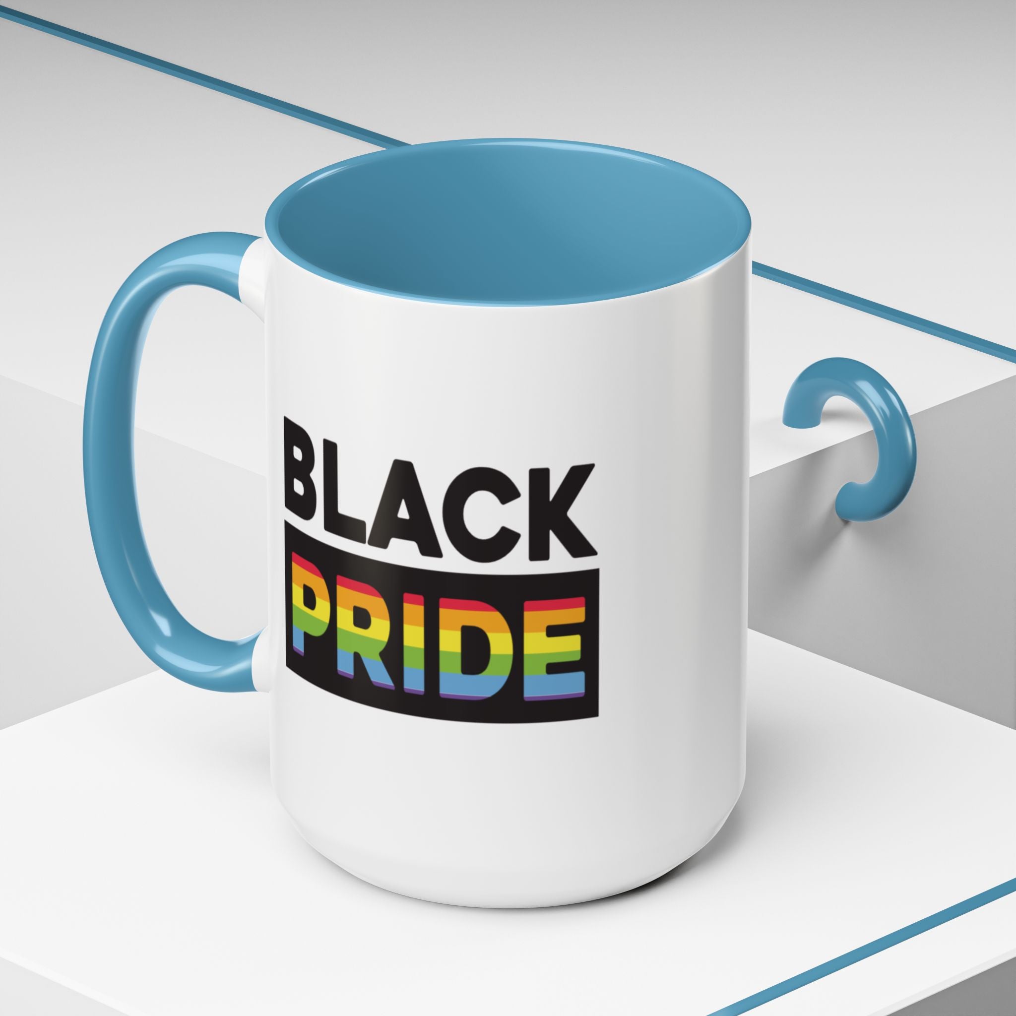 Black Pride Mug – LGBTQ+ Rainbow Coffee Mug - Saunni Bee - Pride