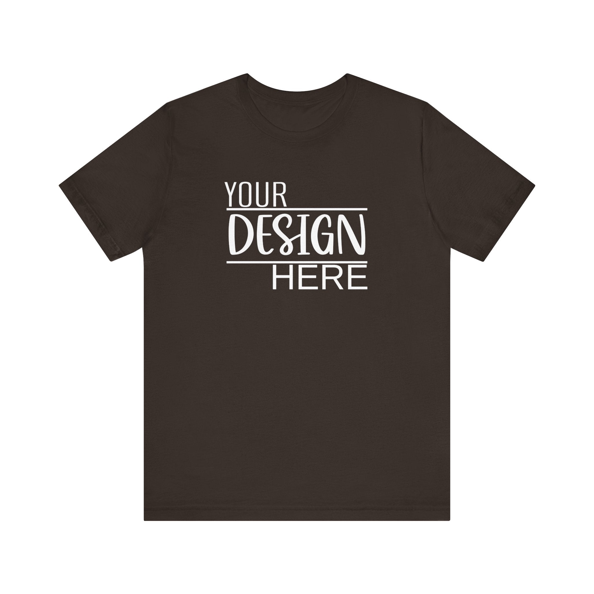 Classic 'Your Design Here' Short Sleeve Tee