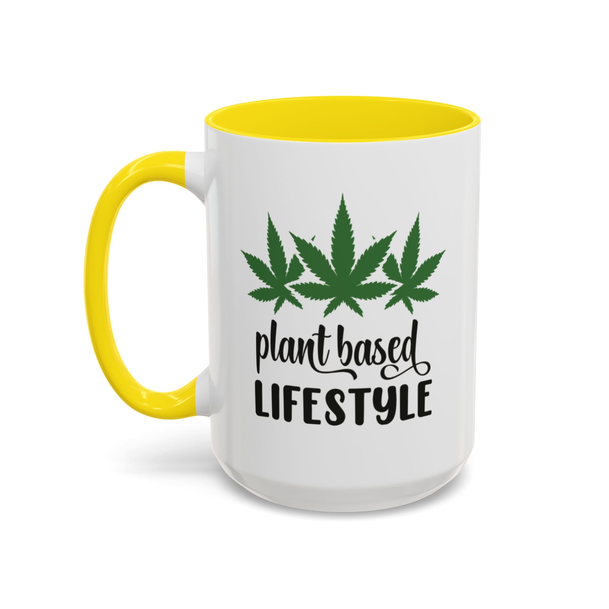 Plantbased Lifestyle Marijuana Pun Mug - Saunni Bee - 420 Friendly