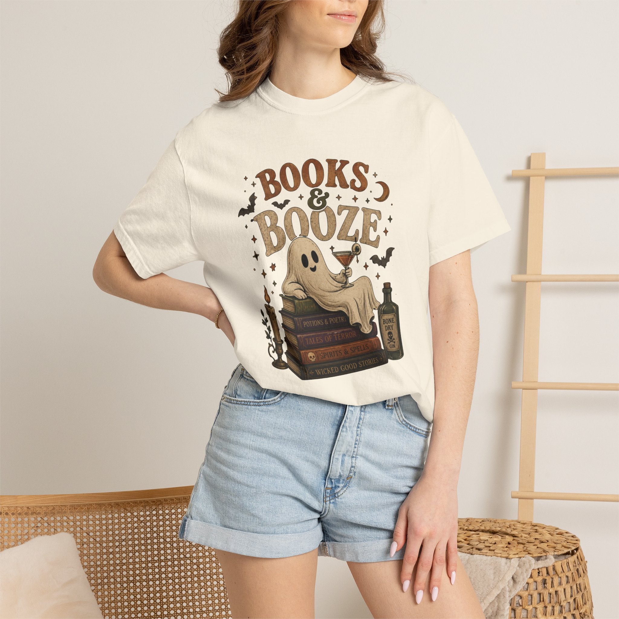 Books & Booze Halloween Shirt