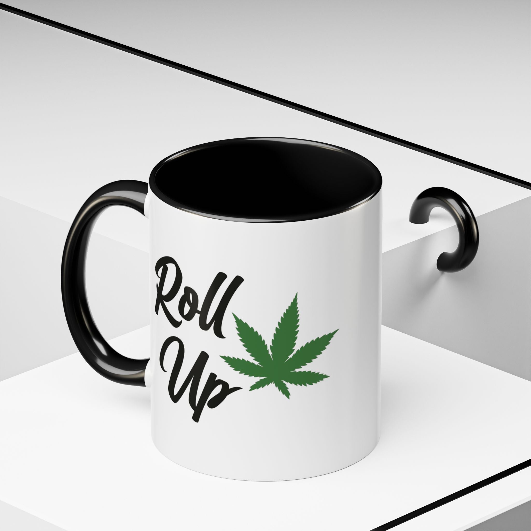 Roll Up Weed Coffee Mug - Saunni Bee - 420 Friendly
