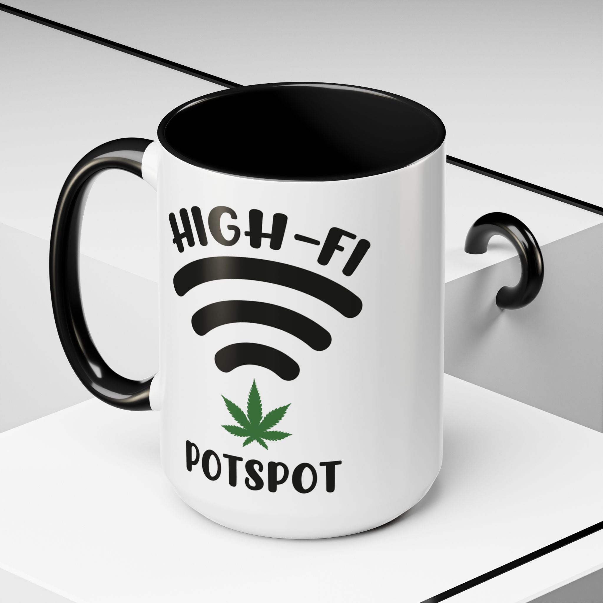 High-Fi Potspot 420-Friendly Pun Gift Mug