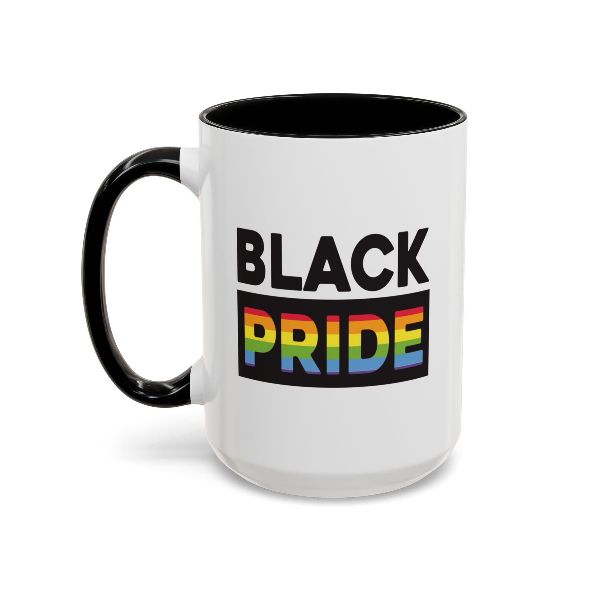 Black Pride Mug – LGBTQ+ Rainbow Coffee Mug - Saunni Bee - Pride