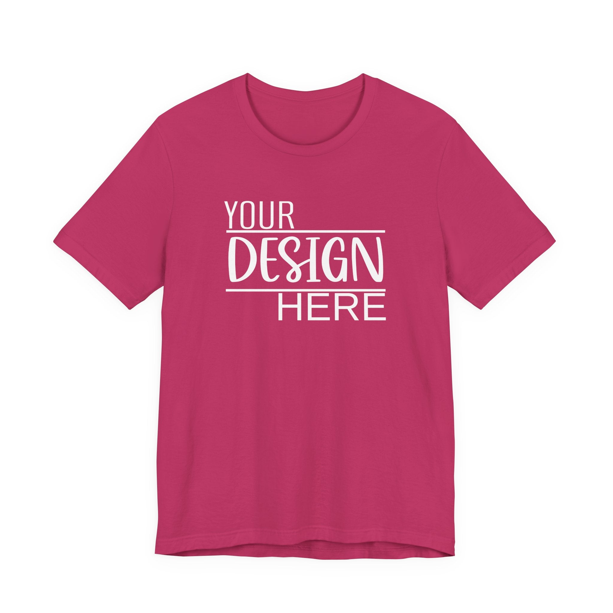 Classic 'Your Design Here' Short Sleeve Tee
