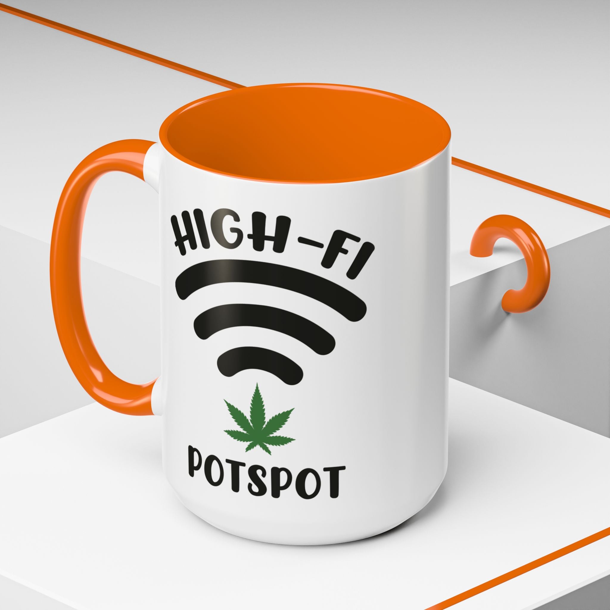 High - Fi Potspot 420 - Friendly Pun Gift Mug - Saunni Bee - Mug