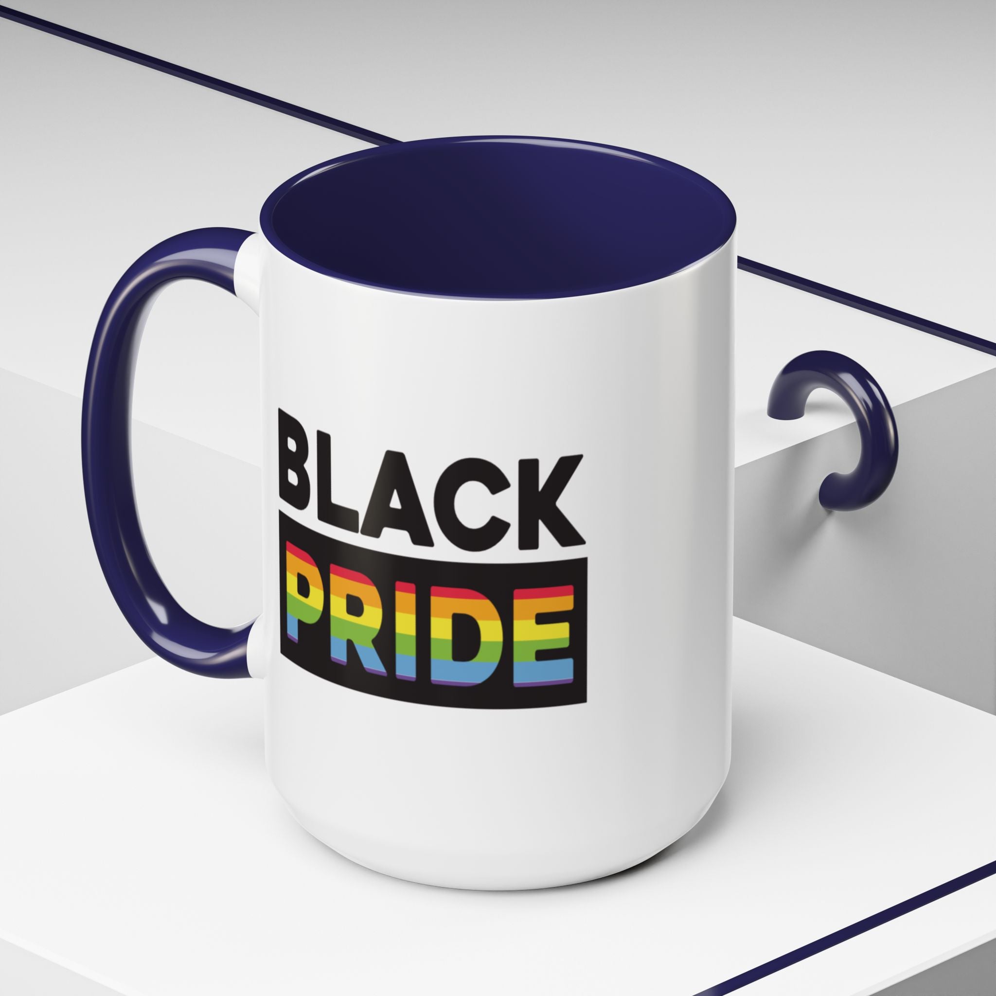 Black Pride Mug – LGBTQ+ Rainbow Coffee Mug - Saunni Bee - Pride