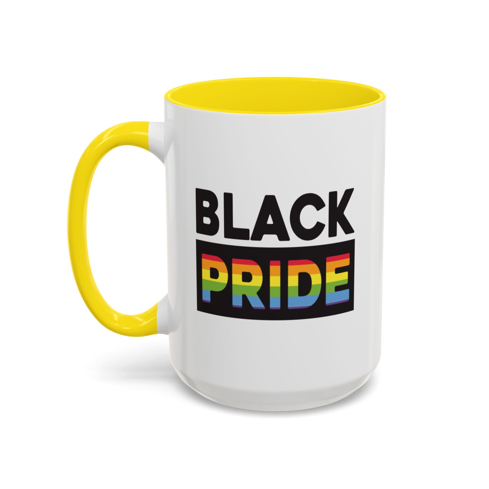 Black Pride Mug – LGBTQ+ Rainbow Coffee Mug - Saunni Bee - Pride