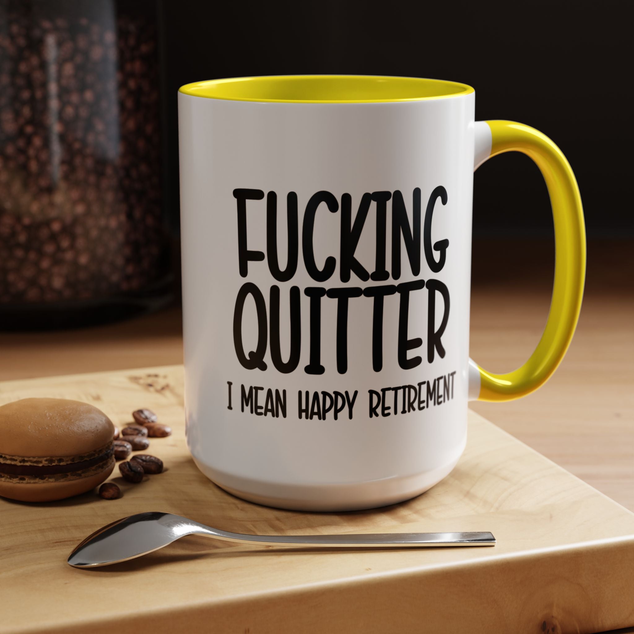 Fucking Quitter Retirement Mug - Saunni Bee - Mug