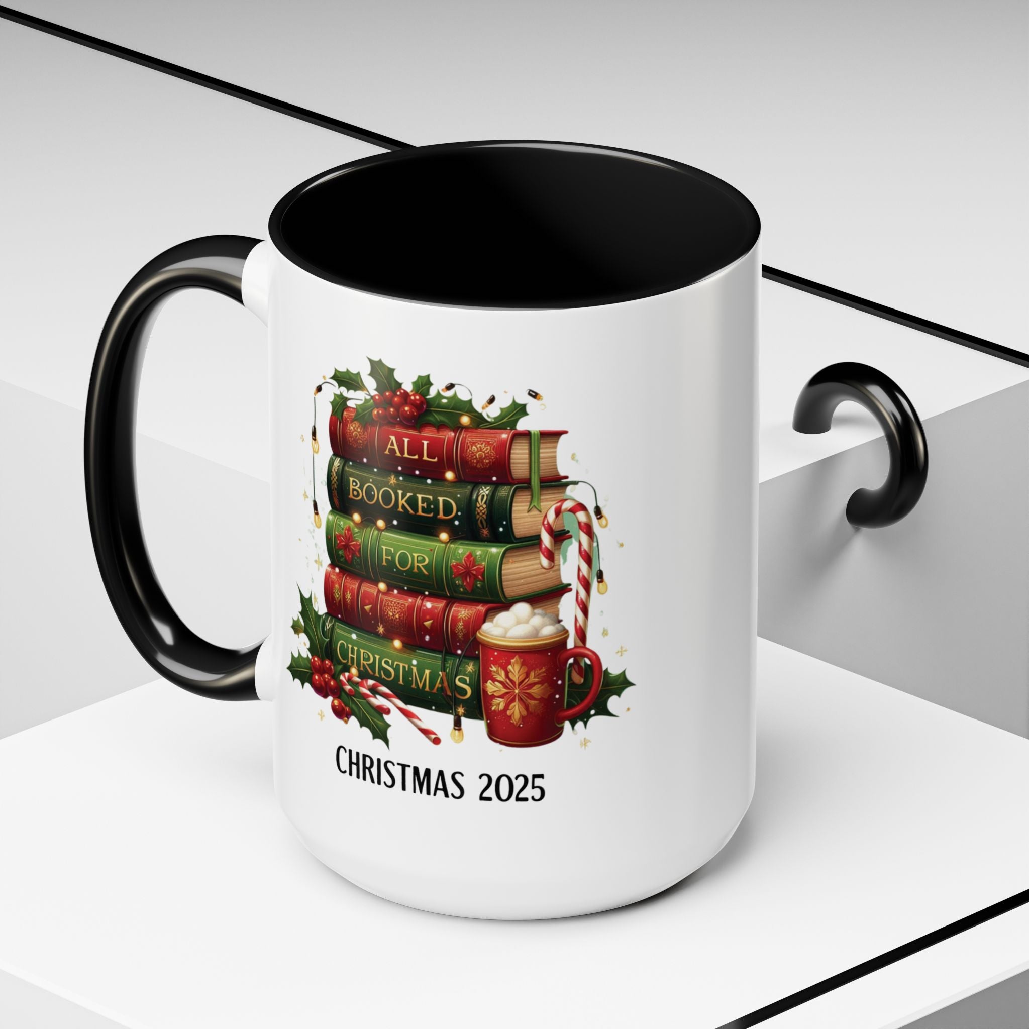 All Booked for Christmas Mug – Christmas 2025 Edition - Saunni Bee - Christmas
