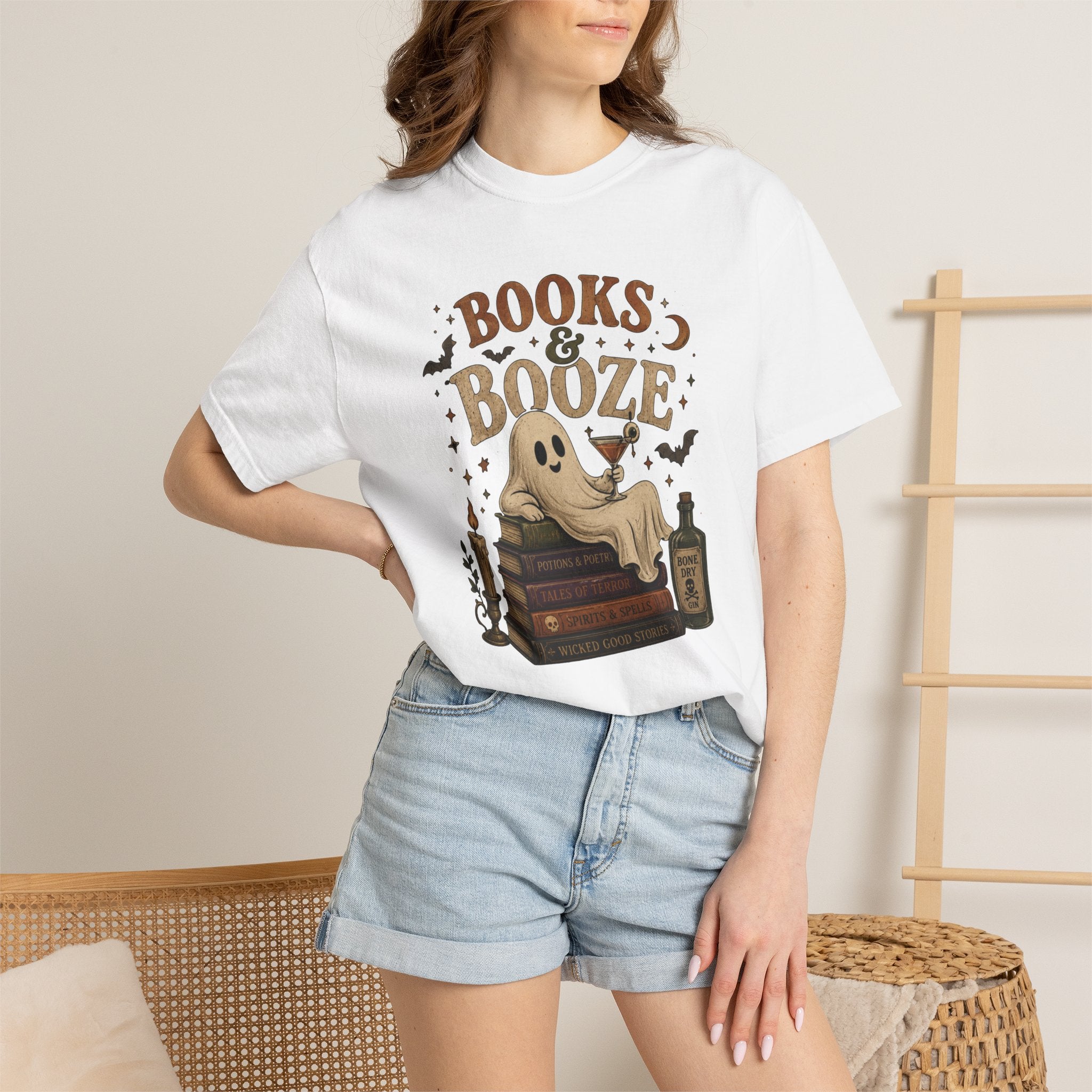 Books & Booze Halloween Shirt