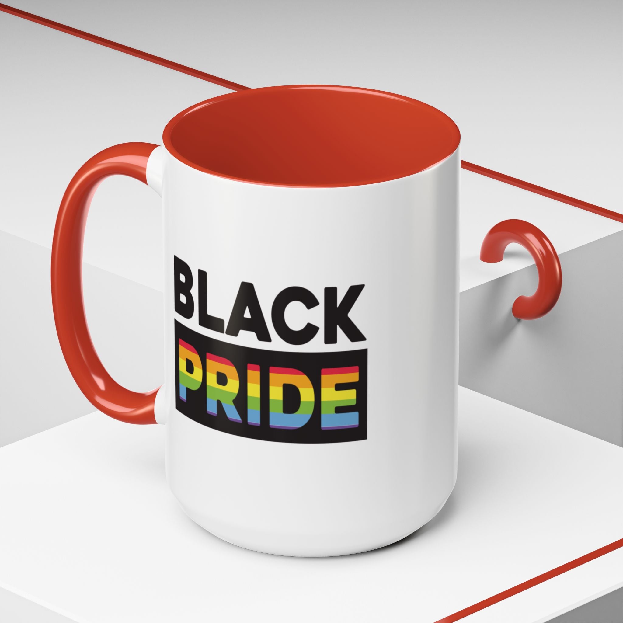Black Pride Mug – LGBTQ+ Rainbow Coffee Mug - Saunni Bee - Pride