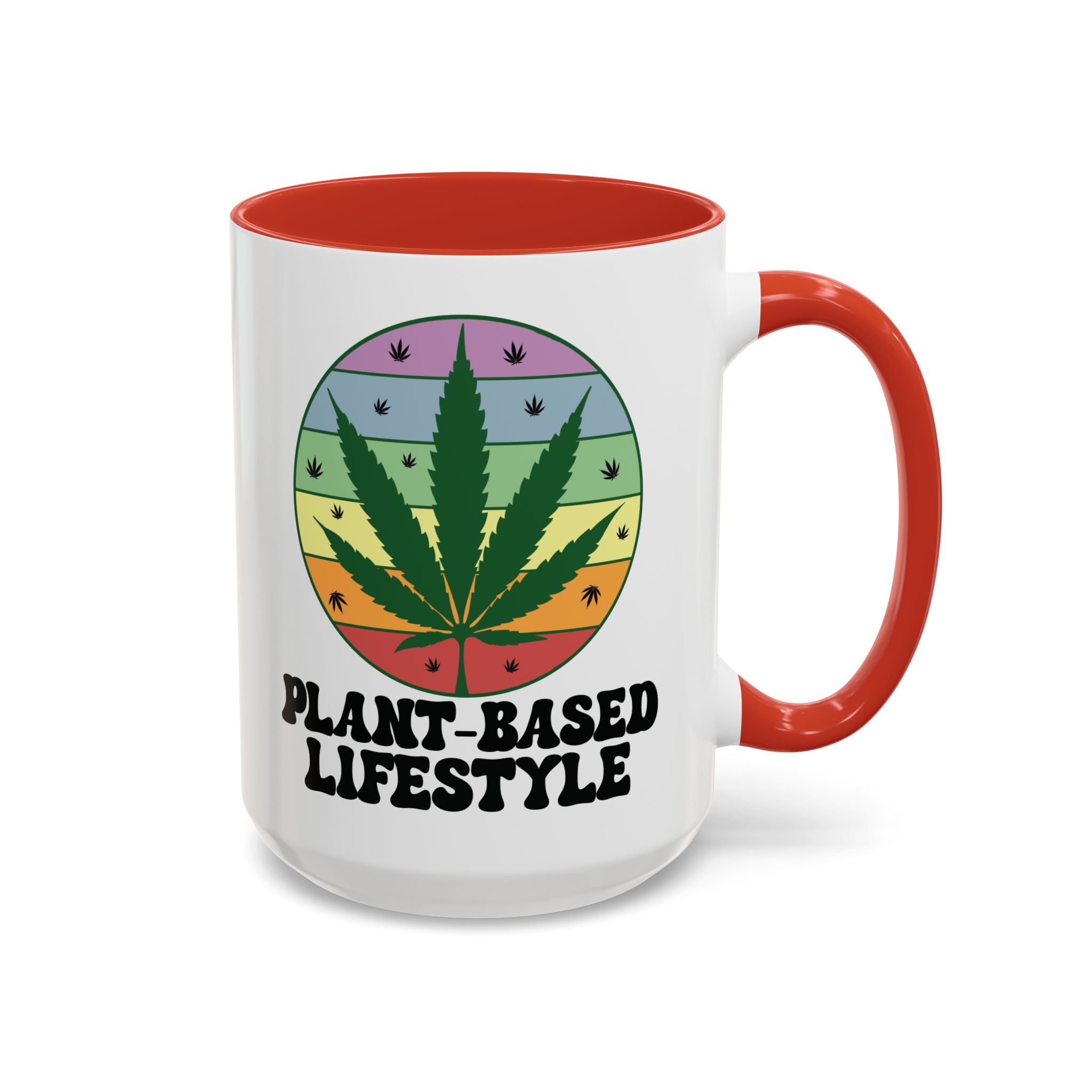 Plant-Based Lifestyle Retro Weed Pun Mug