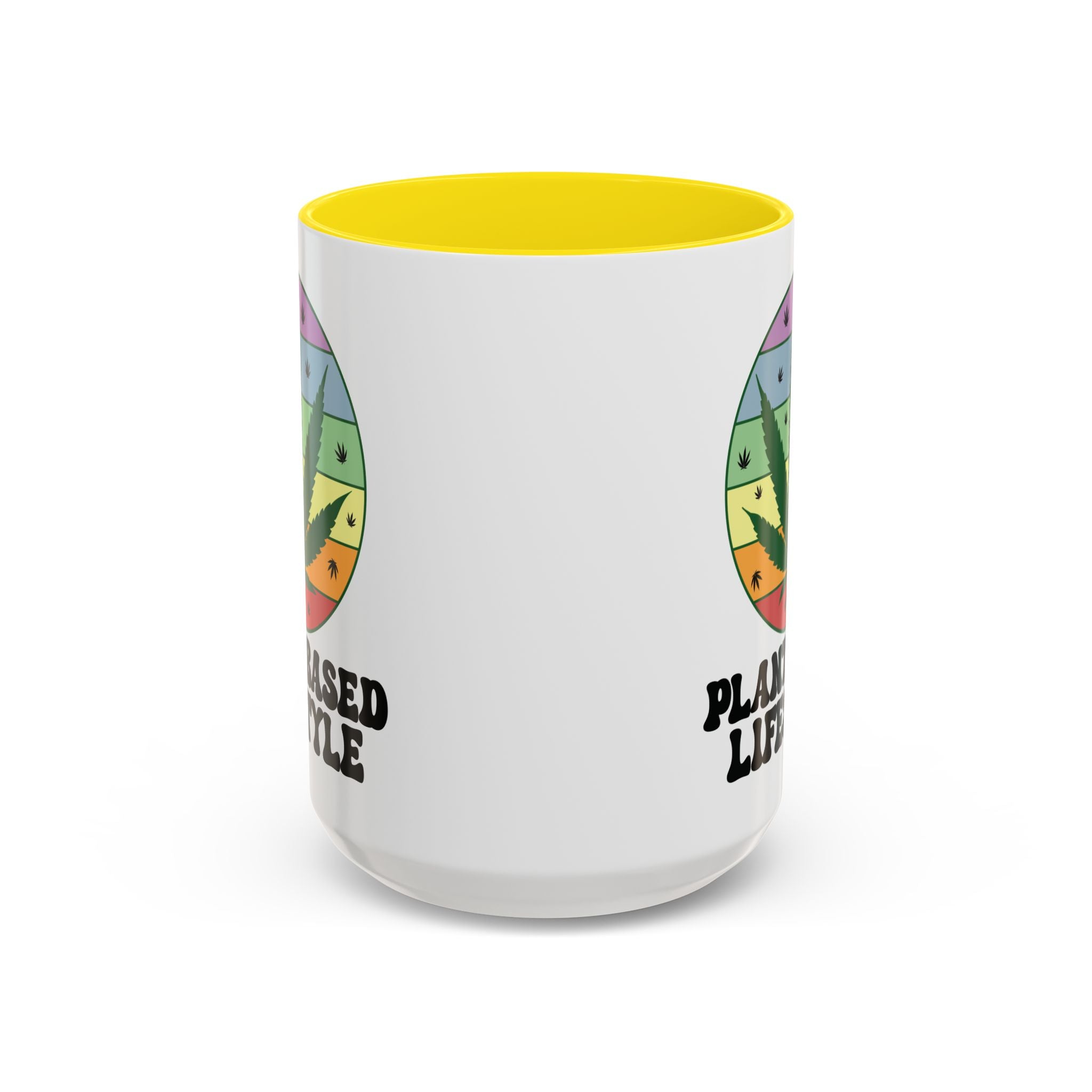 Plant-Based Lifestyle Retro Weed Pun Mug