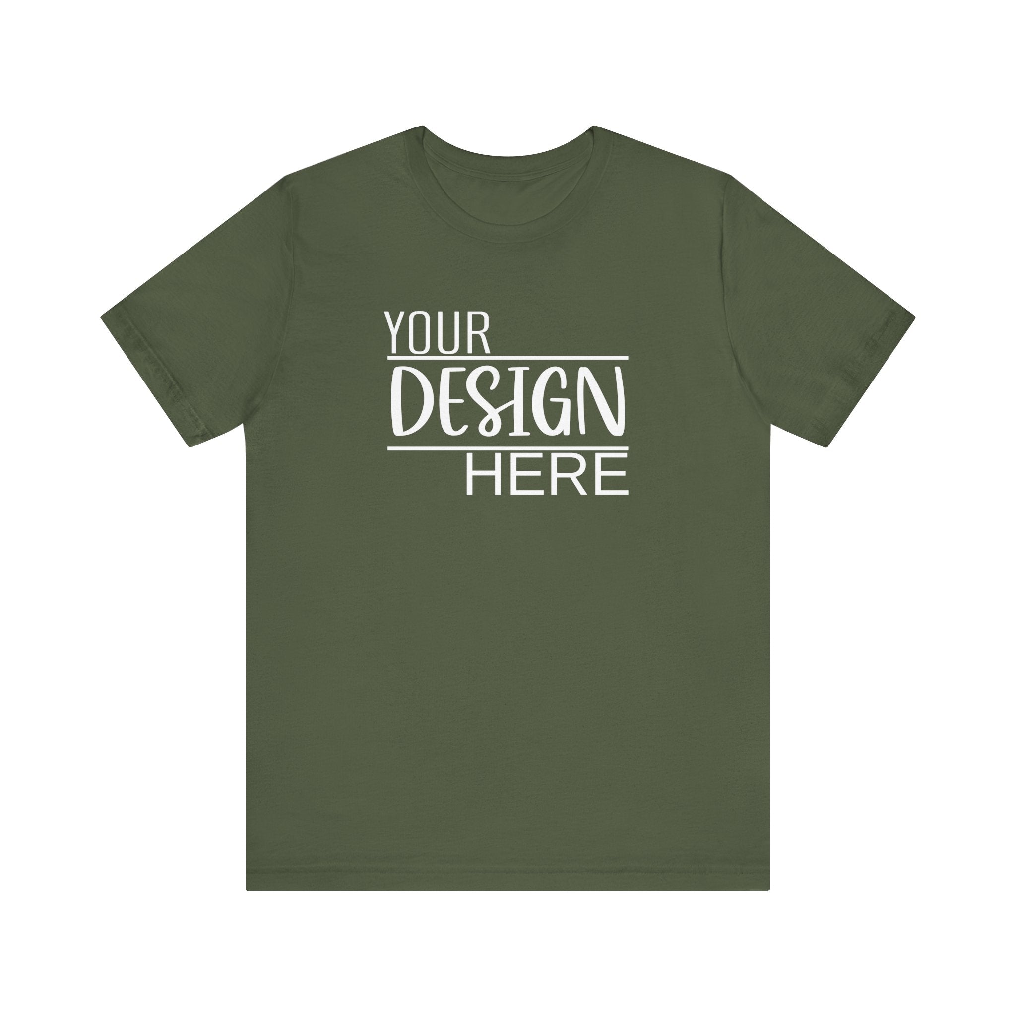 Classic 'Your Design Here' Short Sleeve Tee