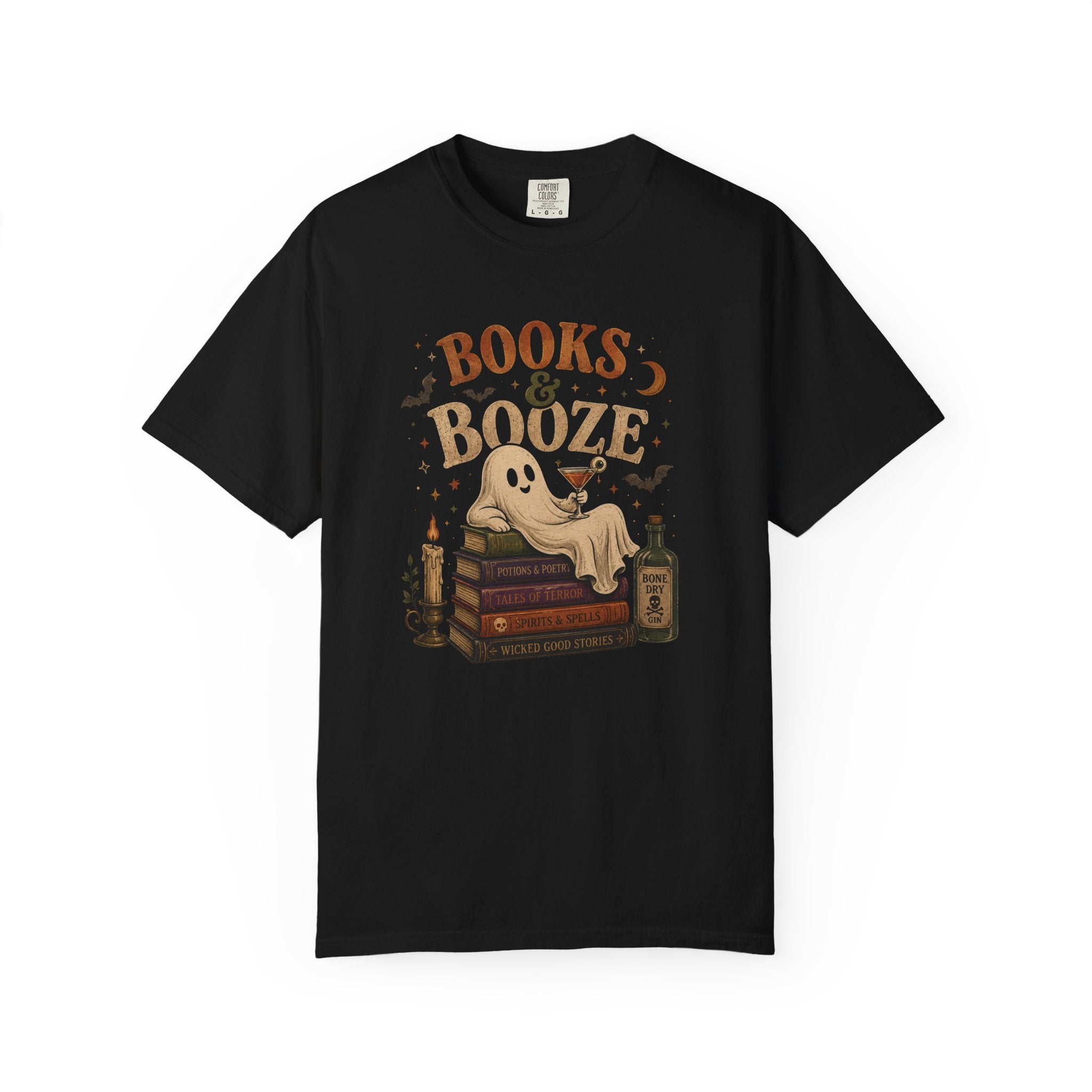 Books & Booze Halloween Shirt