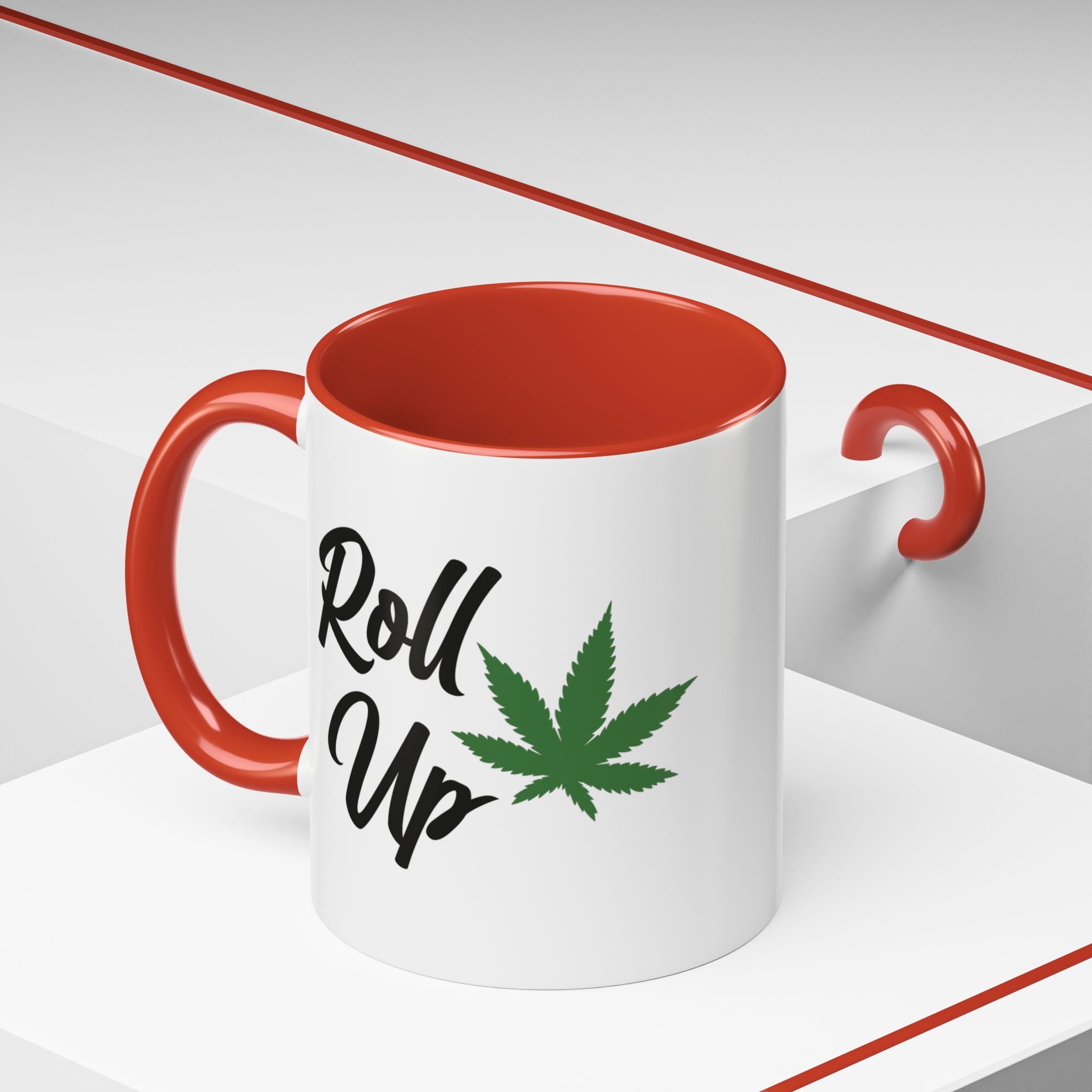 Roll Up Weed Coffee Mug - Saunni Bee - 420 Friendly