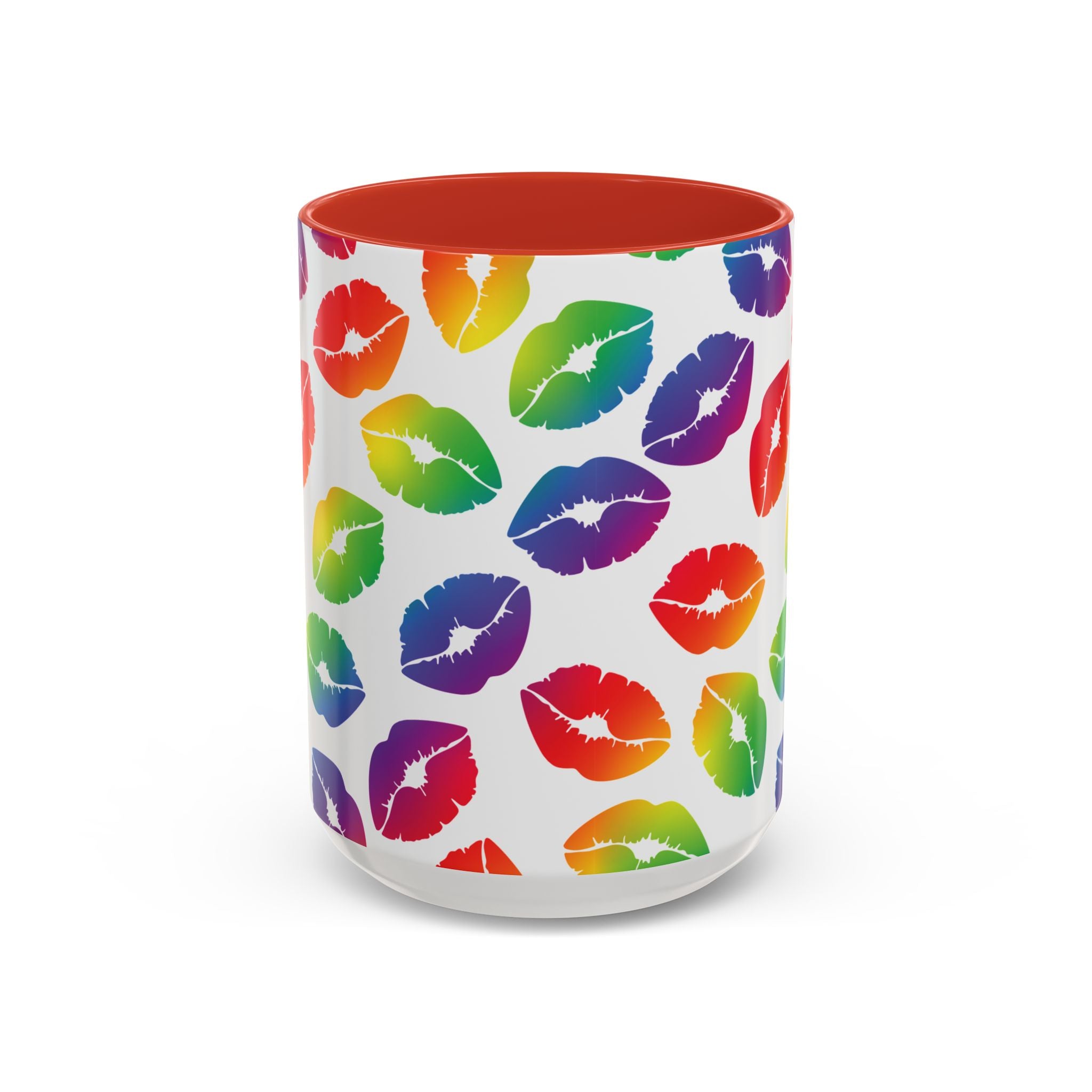 Rainbow Kisses Pride Mug – LGBTQ+ Coffee Mug - Saunni Bee - Pride