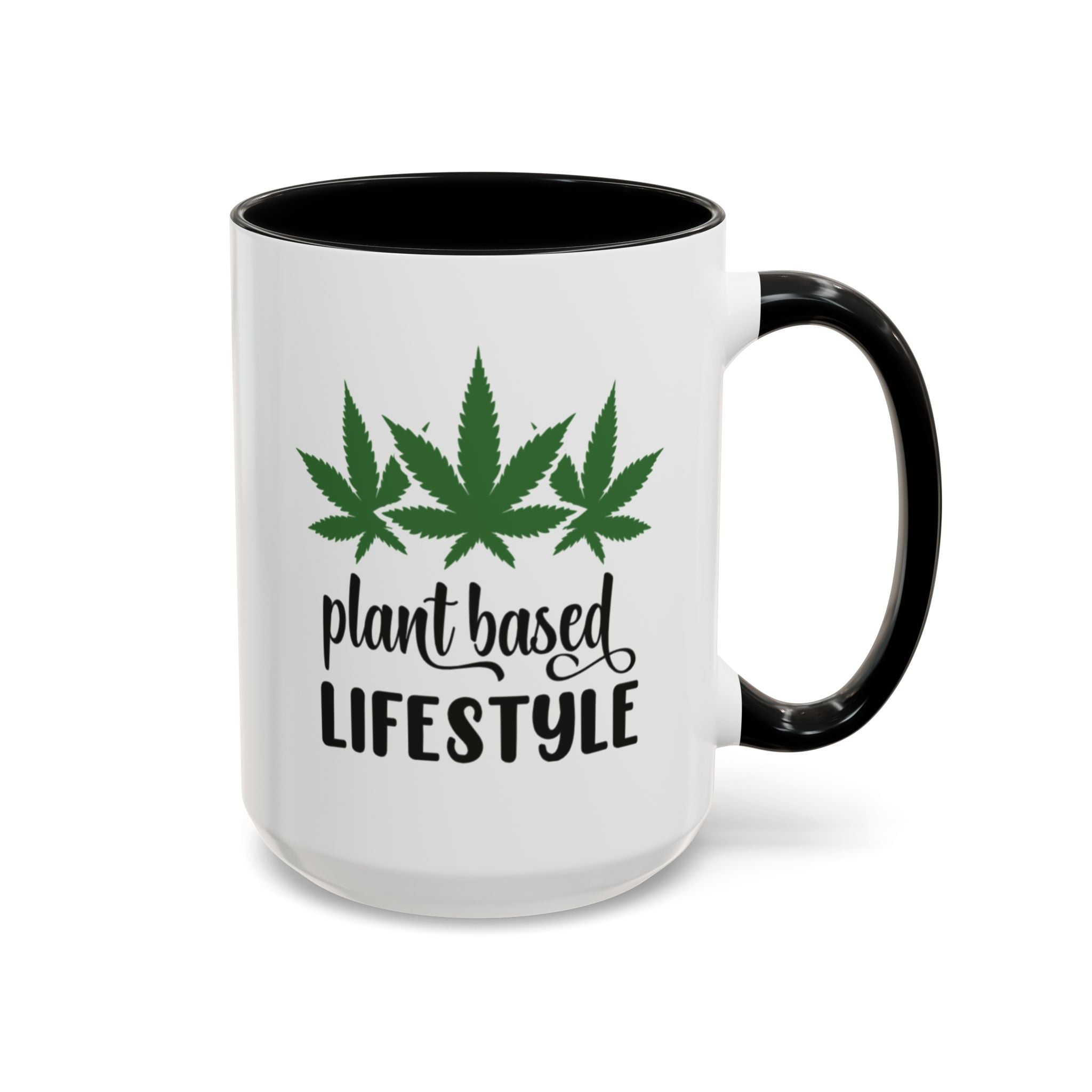 Plantbased Lifestyle Marijuana Pun Mug - Saunni Bee - 420 Friendly