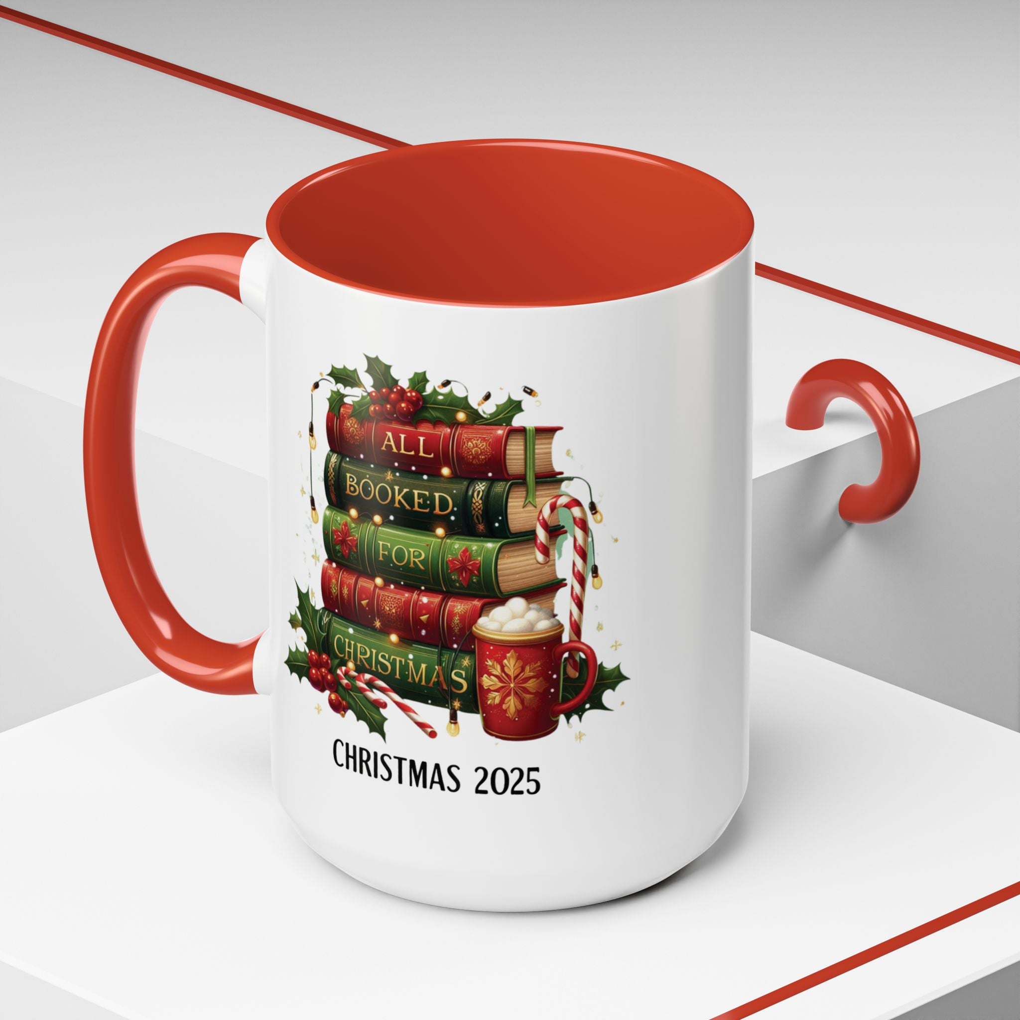 All Booked for Christmas Mug – Christmas 2025 Edition - Saunni Bee - Christmas