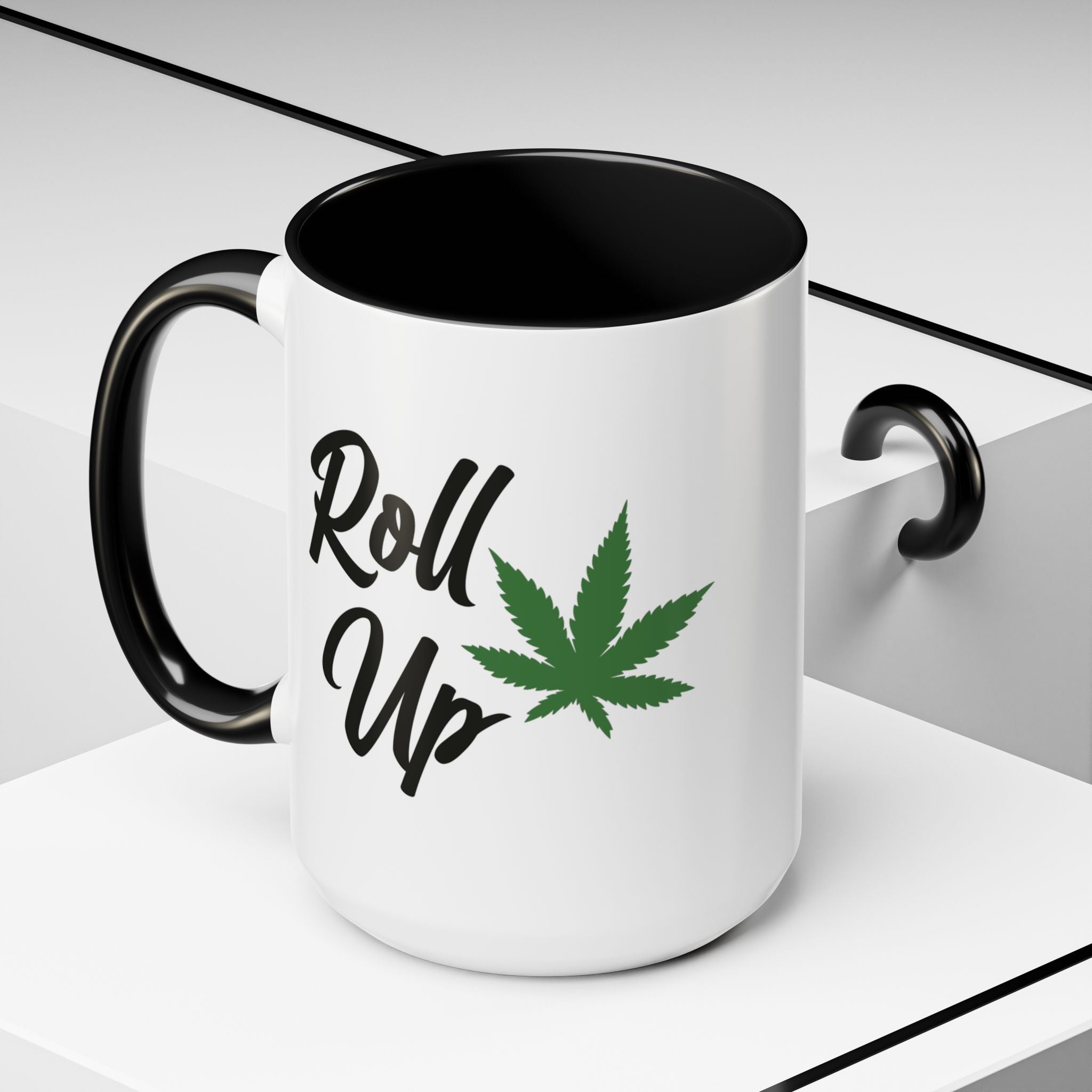 Roll Up Weed Coffee Mug - Saunni Bee - 420 Friendly
